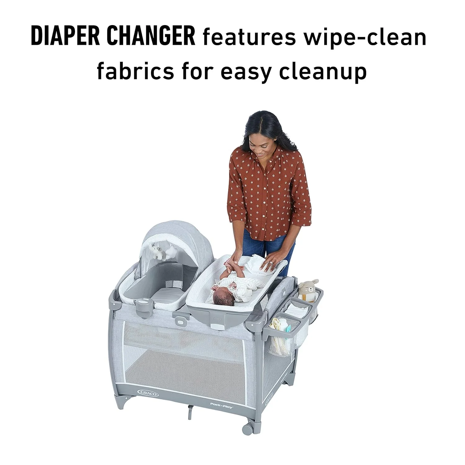 Graco® Pack ‘n Play® Day2Dream™ Bassinet Deluxe Playard - Image 5