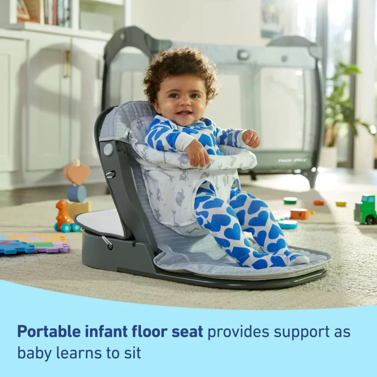 Graco Pack 'n Play Sit 'N Grow Playard in Lenny - Image 3
