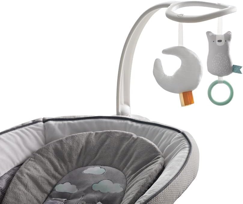 Graco Sense2Soothe 2-in-1 Baby Swing and Portable Rocker with Cry Detection Technology - Sailor - Image 3