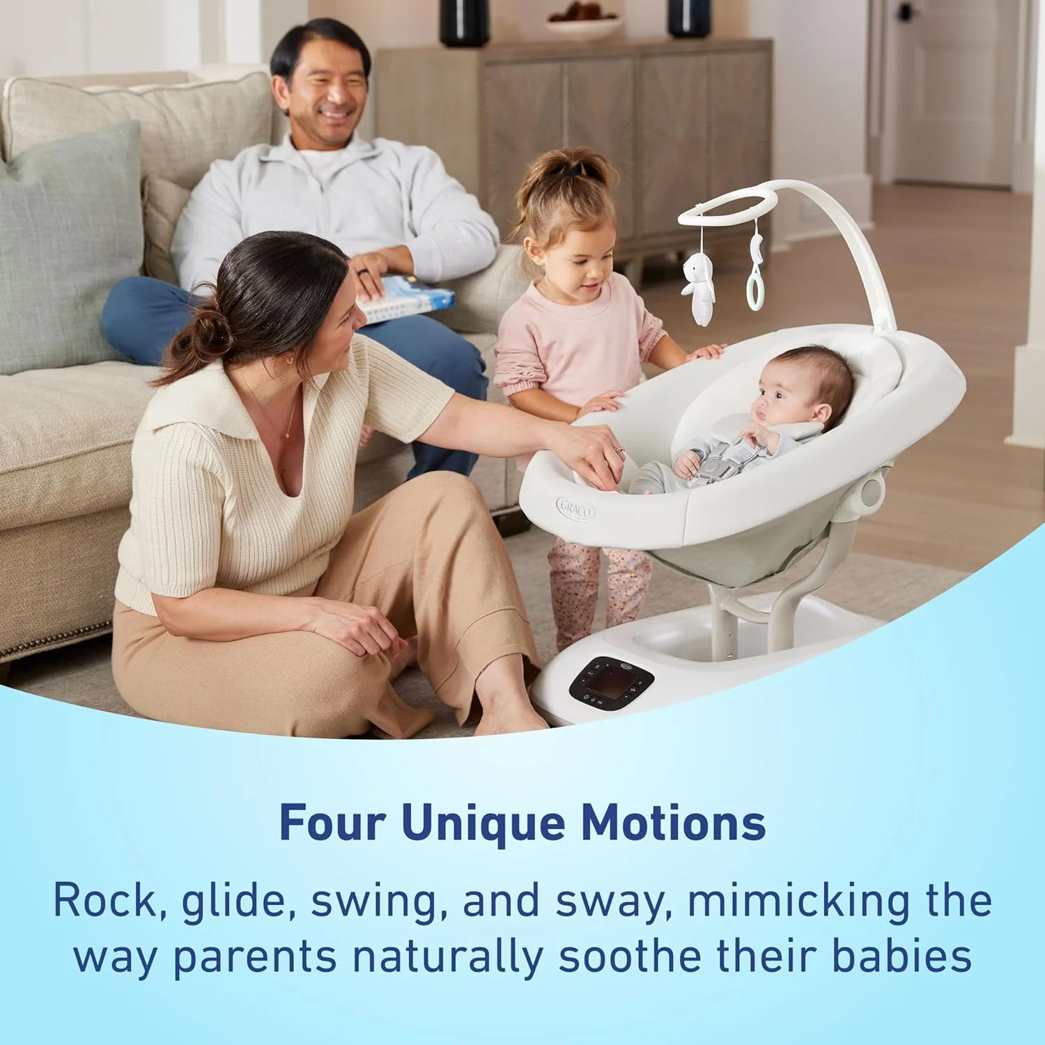 Graco SmartSense Baby Swing with Cry Detection Technology - Image 4