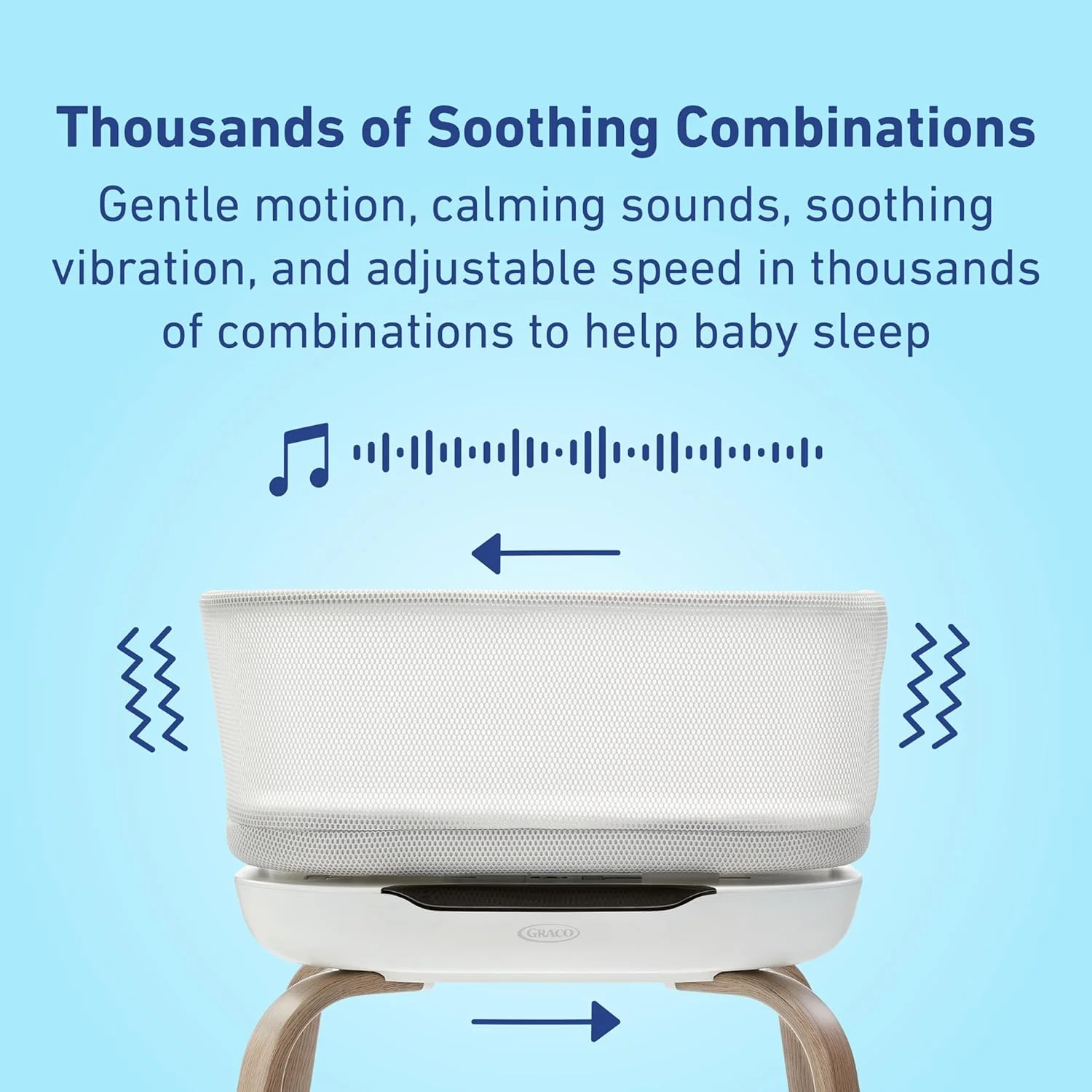 Graco SmartSense Soothing Baby Bassinet - Image 3