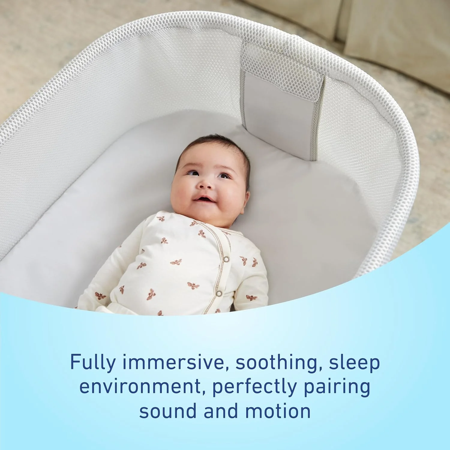 Graco SmartSense Soothing Baby Bassinet - Image 5