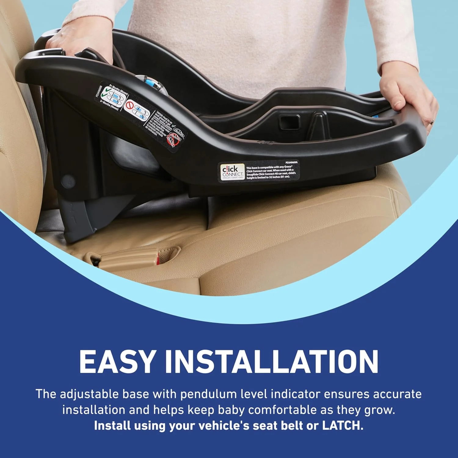 Graco SnugRide Lite LX Infant Car Seat in Studio - Image 10