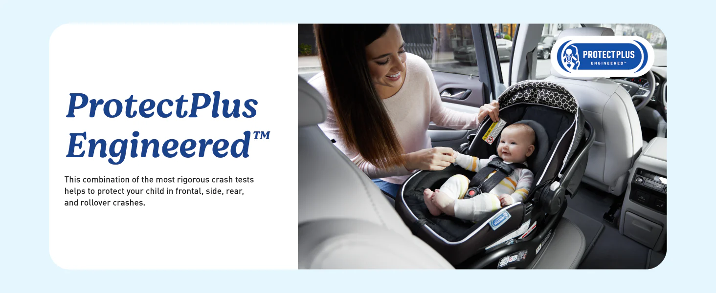 Graco SnugRide Lite LX Infant Car Seat in Studio - Image 4