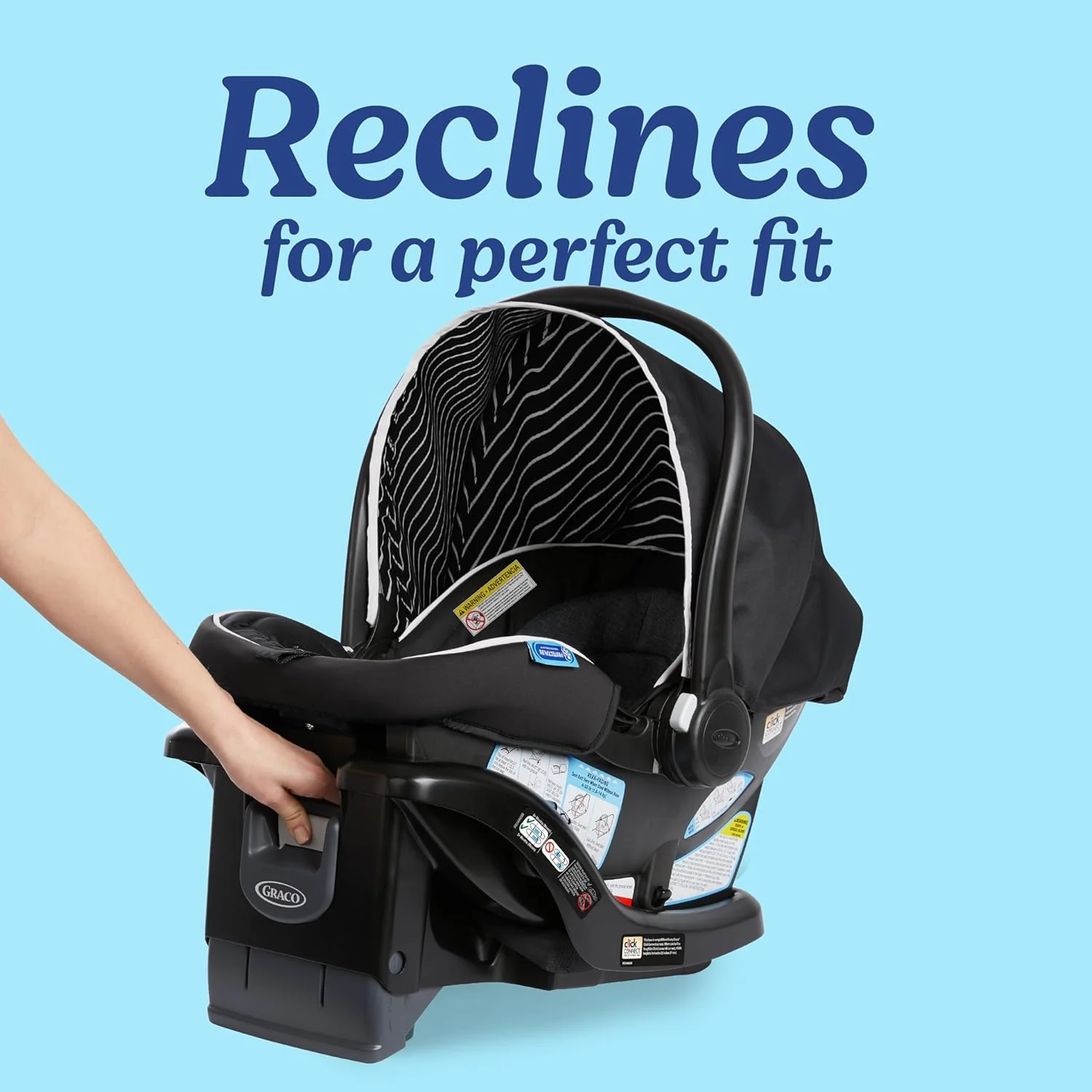 Graco SnugRide Lite LX Infant Car Seat in Studio - Image 9