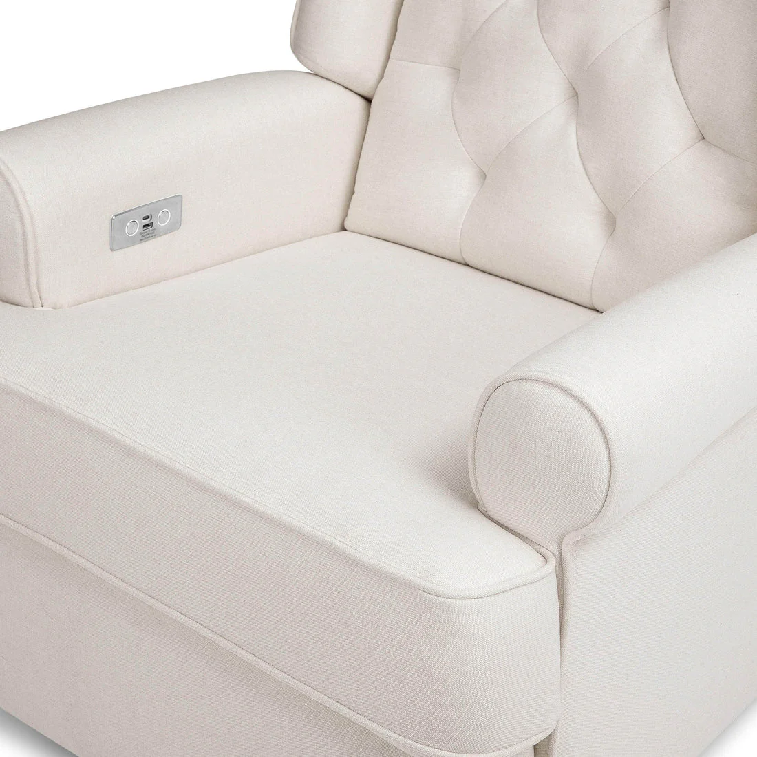 Harbour Power Recliner in Performance Cream Eco-Weave - Image 5