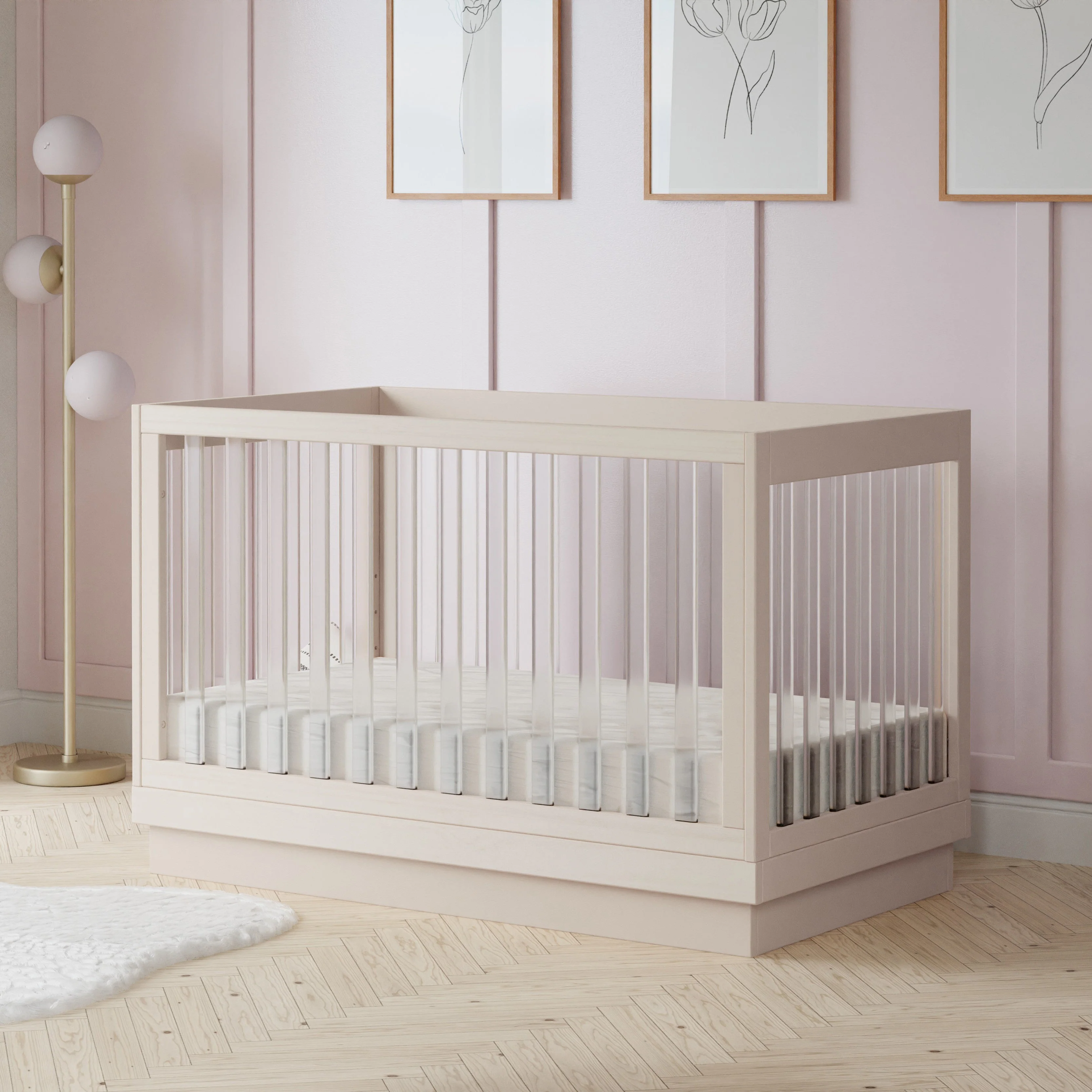 Babyletto Harlow Acrylic 3 in 1 Convertible Crib - Image 21