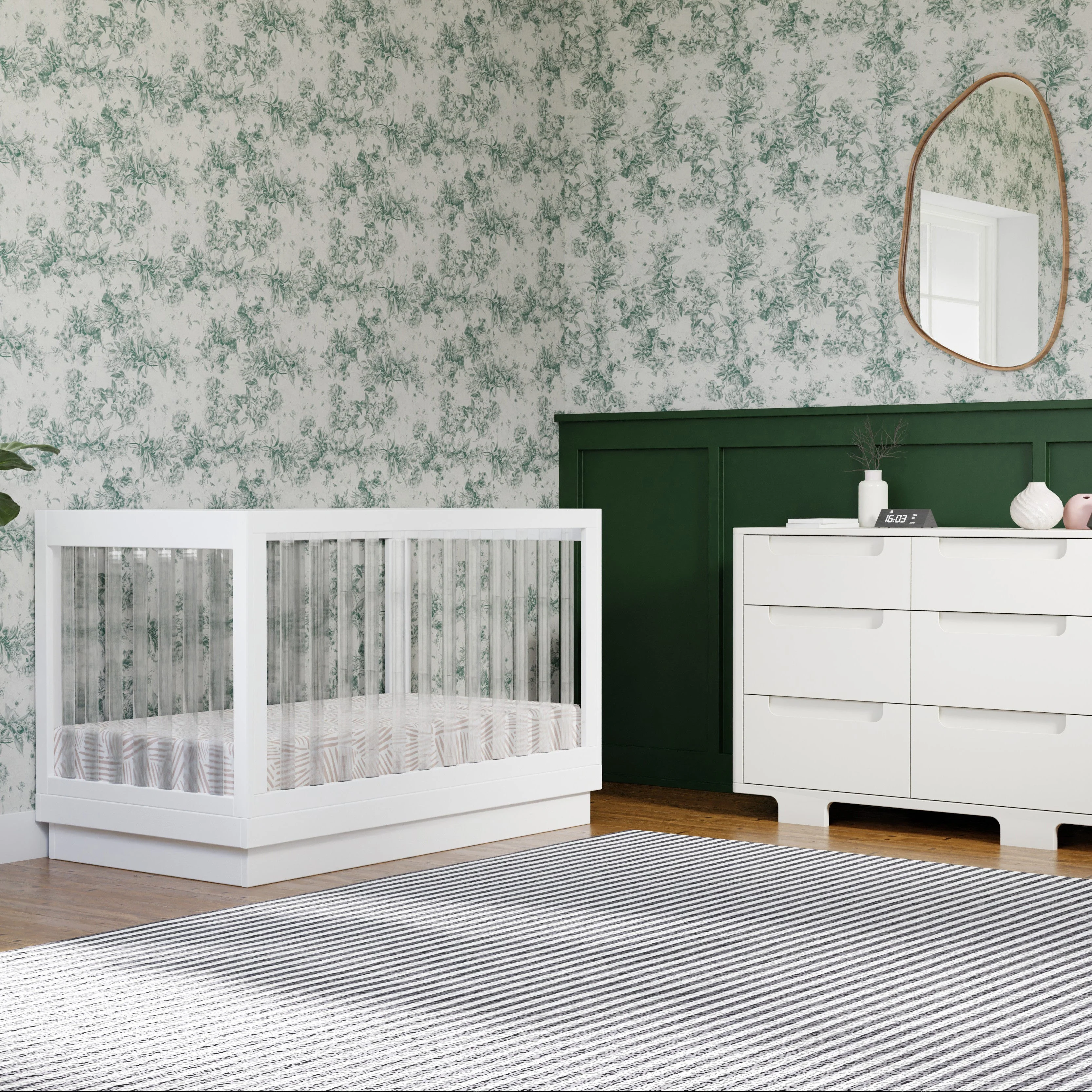 Babyletto Harlow Acrylic 3 in 1 Convertible Crib - Image 4