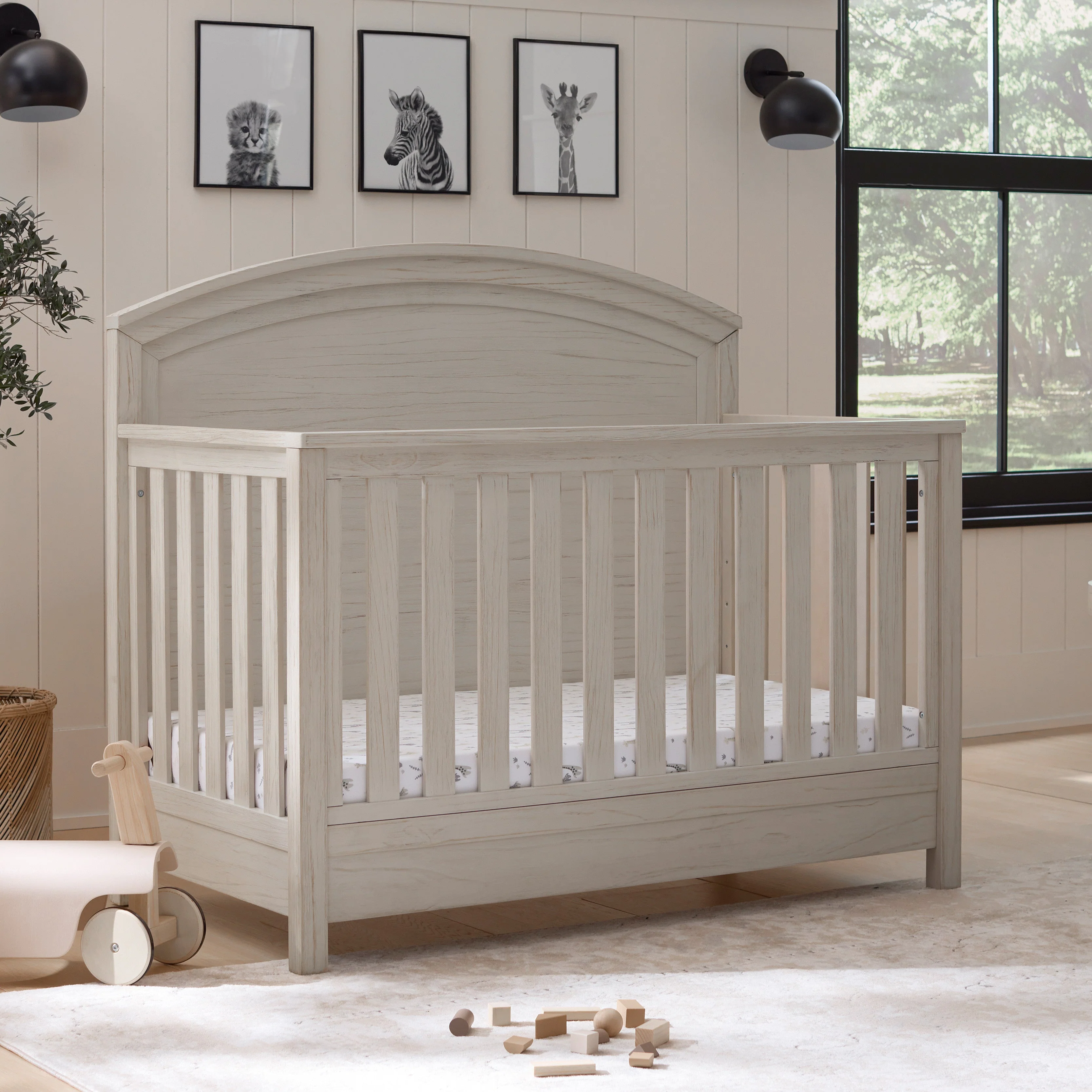 Monogram by Namesake Hemsted 4 in 1 Convertible Crib - Image 2