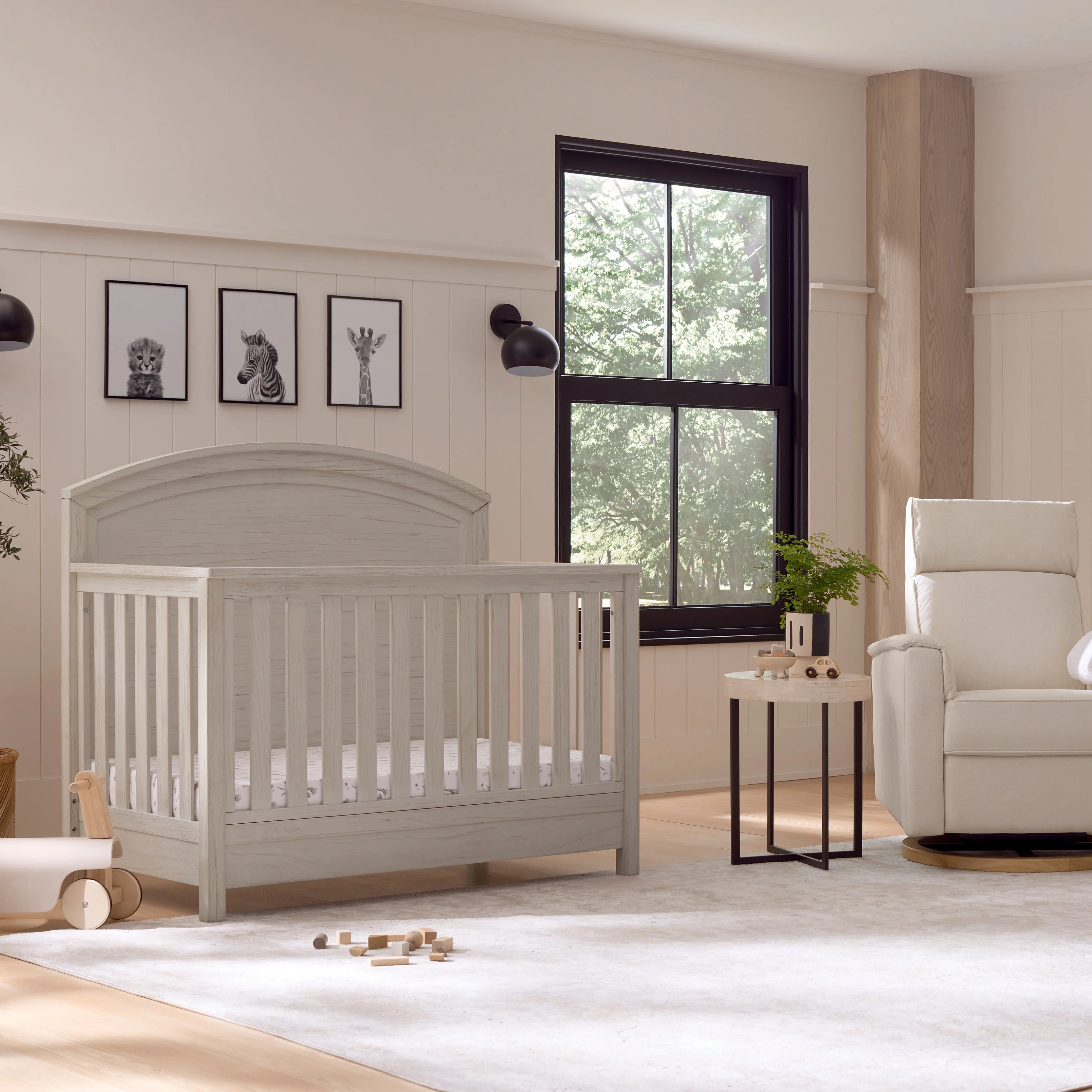 Monogram by Namesake Hemsted 4 in 1 Convertible Crib - Image 4