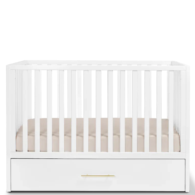 Hushcrib Classic 4 in 1 Crib with Trundle