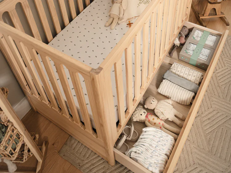 Hushcrib Classic 4 in 1 Crib with Trundle - Image 7
