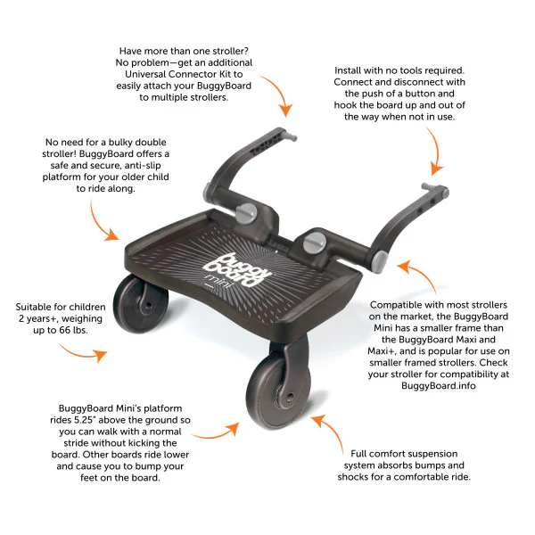 Lascal BuggyBoard Mini RideOn Stroller Board - Image 4