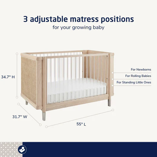 Maxi Cosi Kindred Brisa Island Crib - Whitewash Ash - Image 3