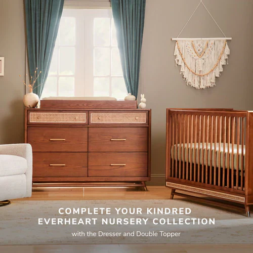 Maxi Cosi Kindred Everheart Island Crib - Walnut Ash - Image 6