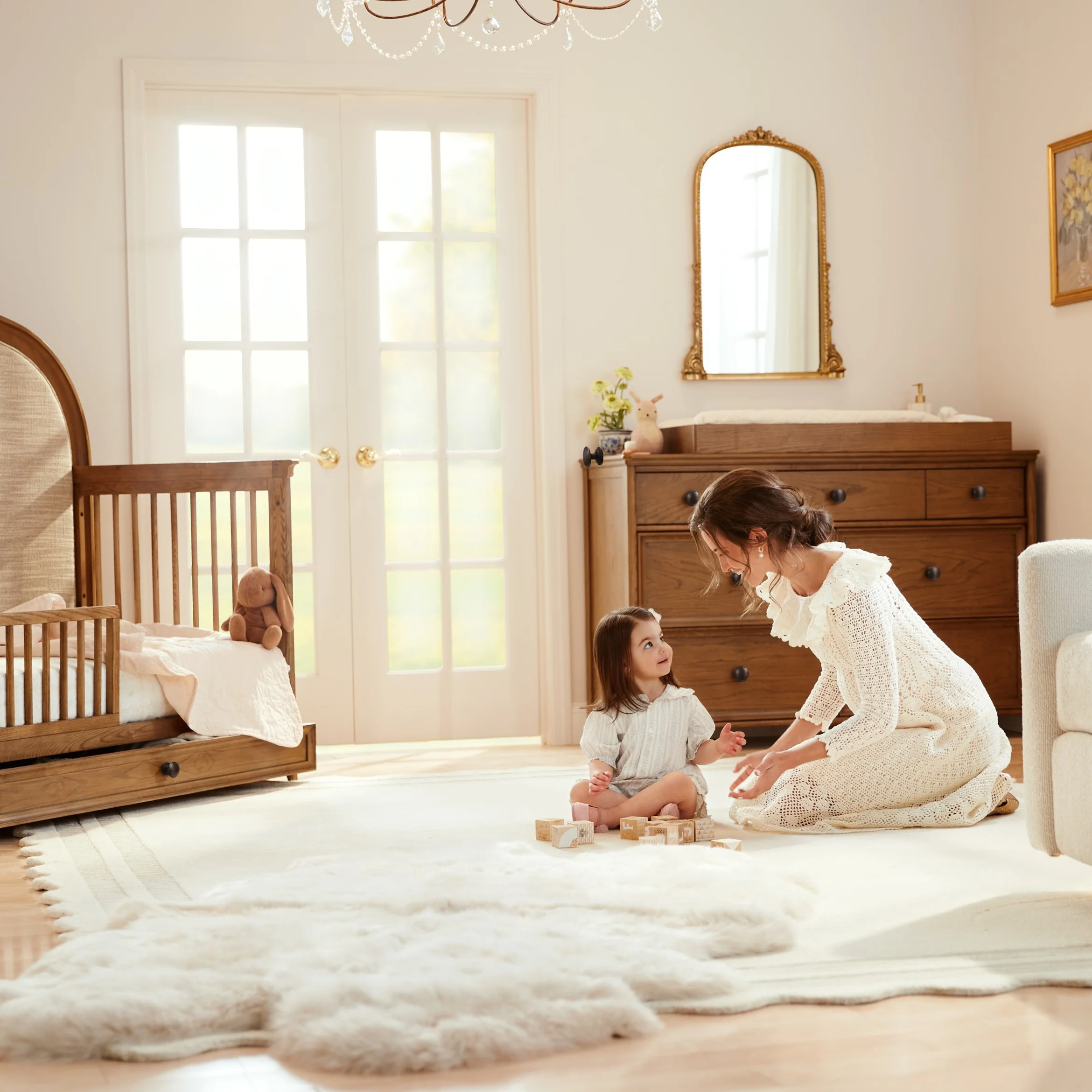 Maxi Cosi Quiet Luxury Convertible Crib - Dolce Oak Stain - Image 5