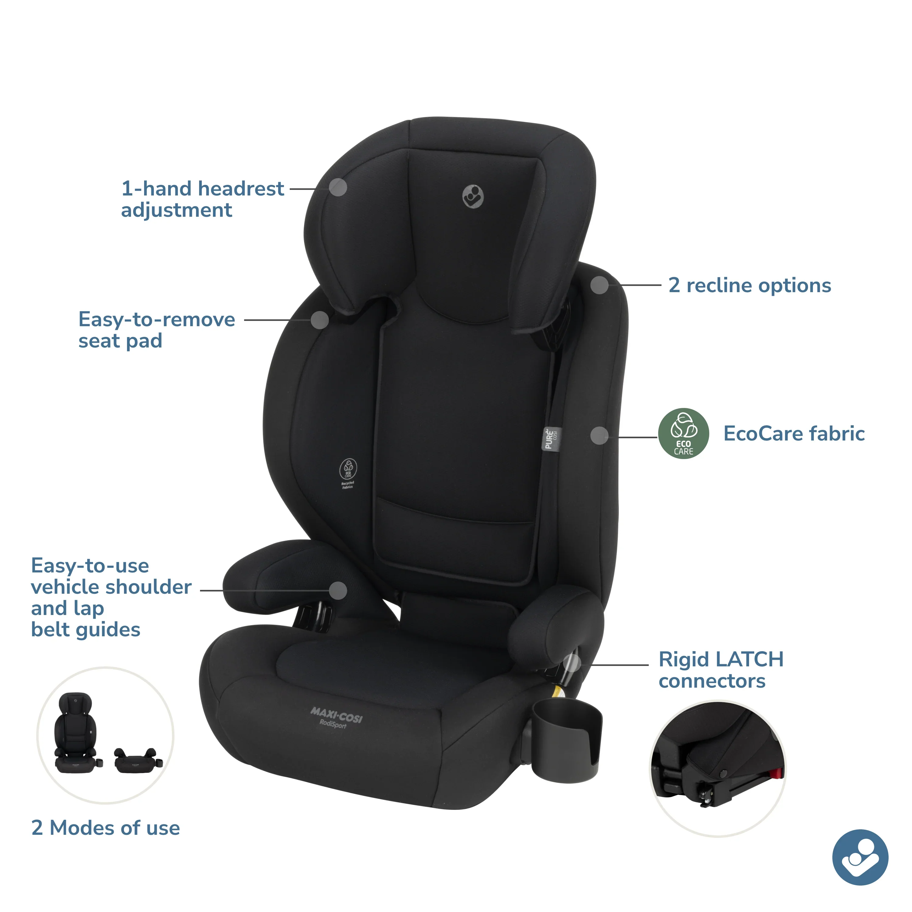 Maxi Cosi Rodi Sport Booster Car Seat - Image 10