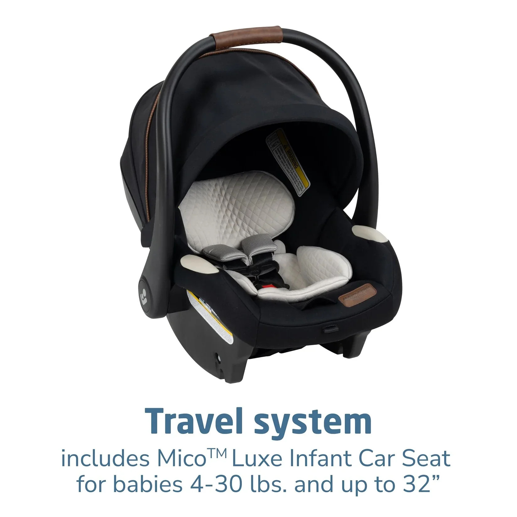 Maxi Cosi Zelia 2 Luxe 5 in 1 Modular Travel System  in Onyx Sand - Image 5