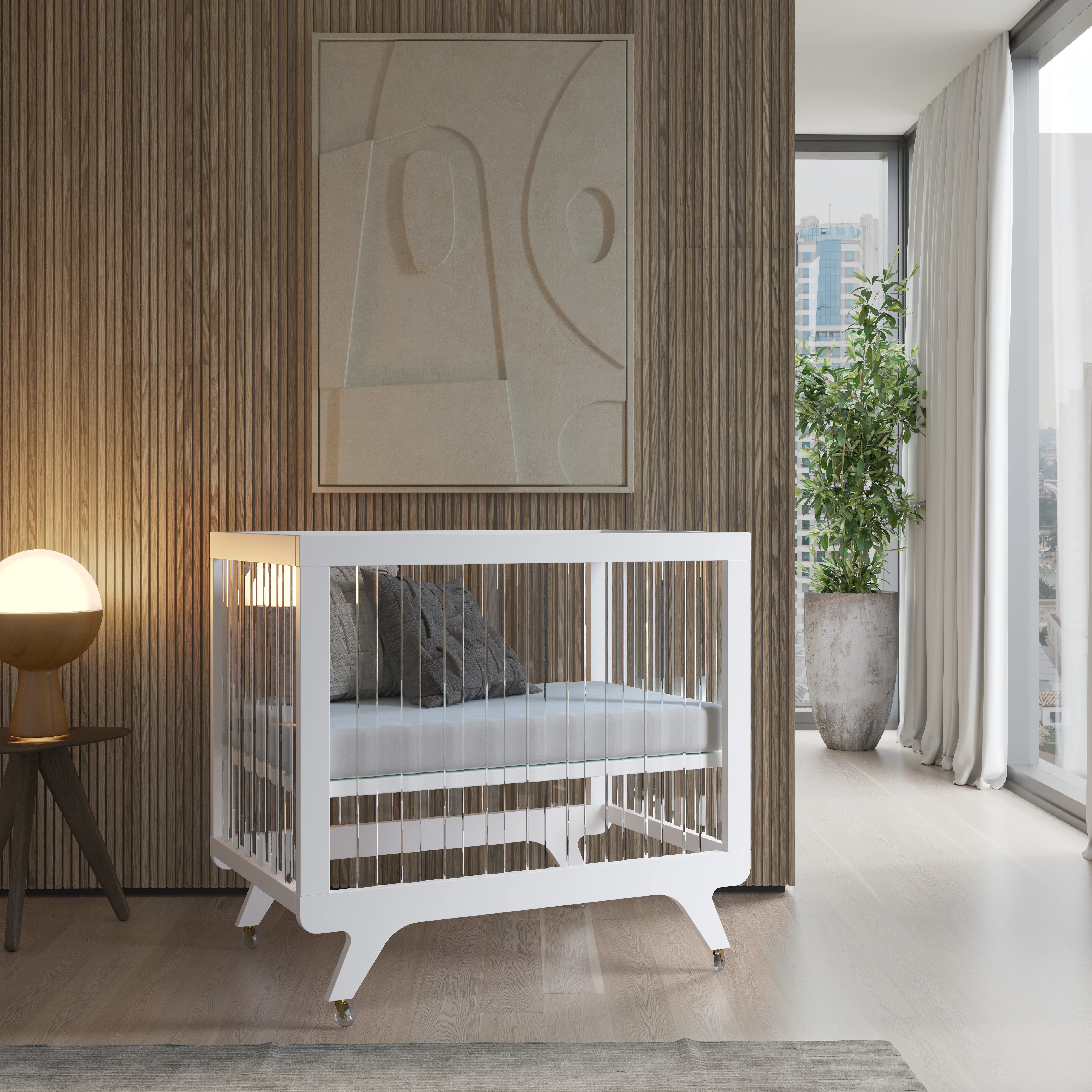 Melo Caress Mini V-leg Foldable Crib