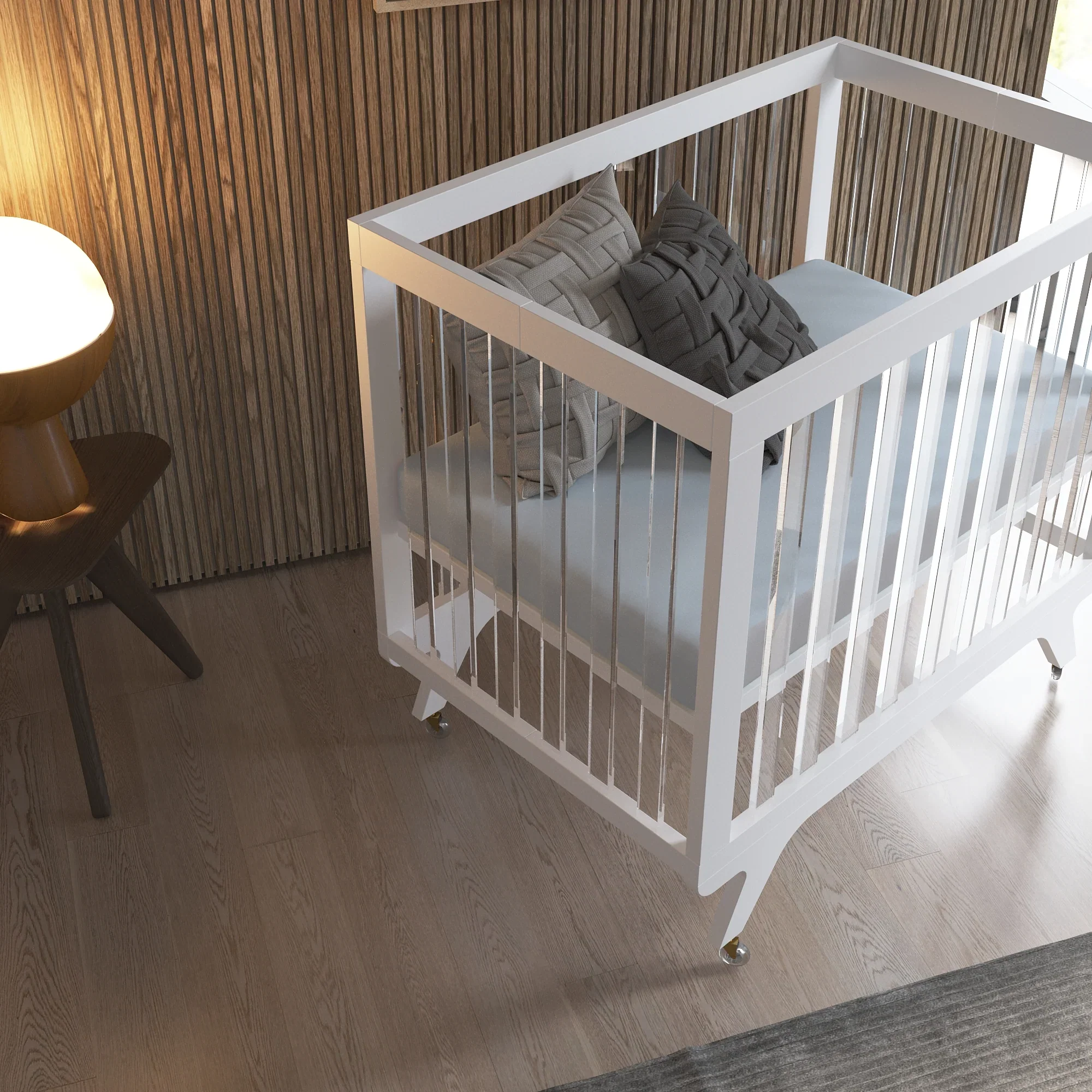 Melo Caress Mini V-leg Foldable Crib - Image 3
