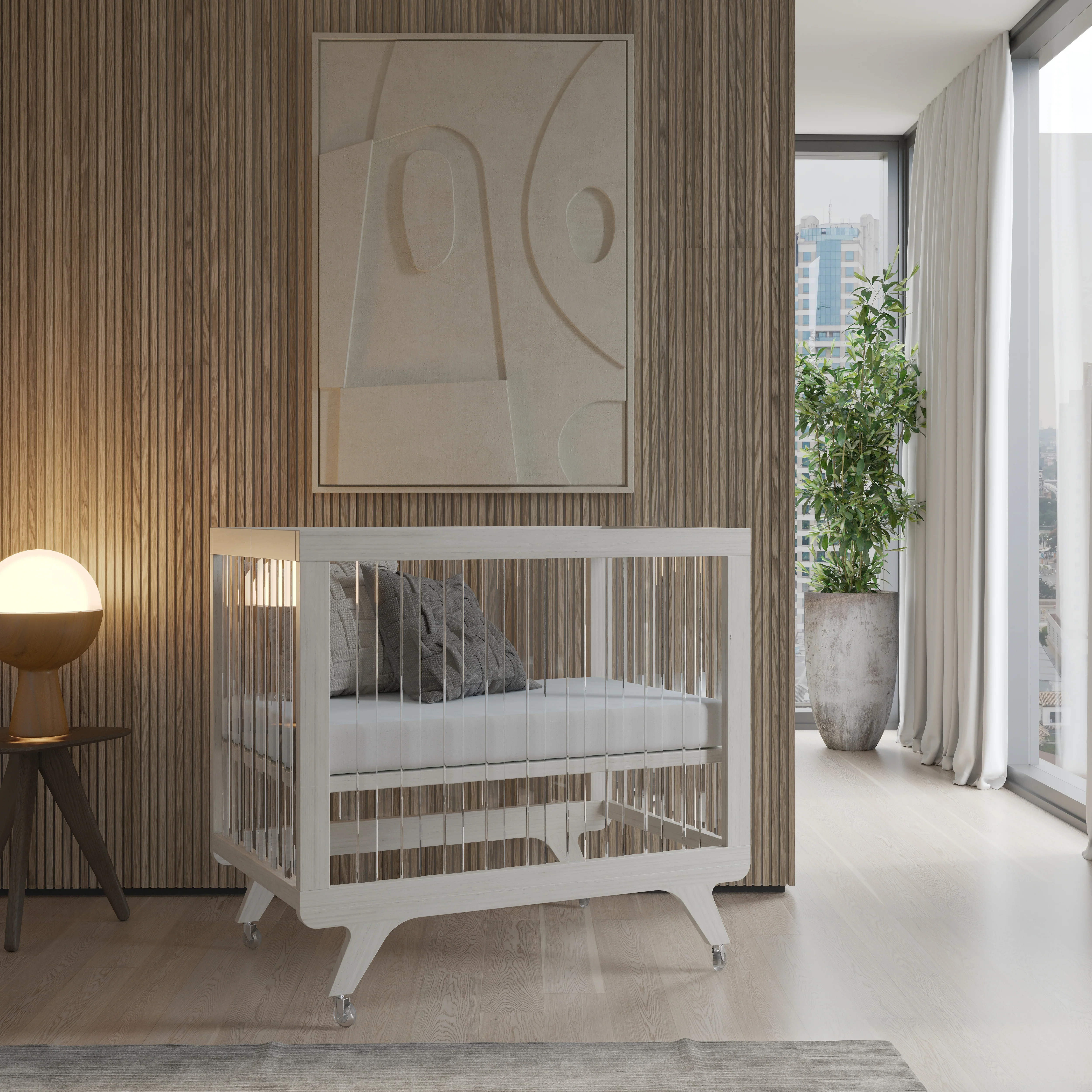 Melo Caress Mini V-leg Foldable Crib - Image 4