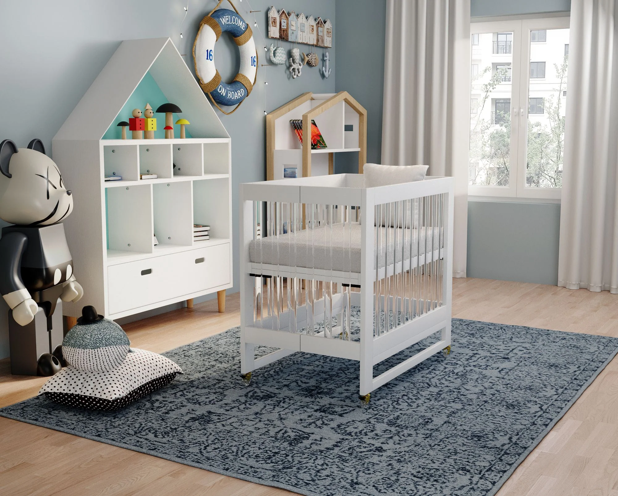 Melo Caress Foldable Crib - Image 3