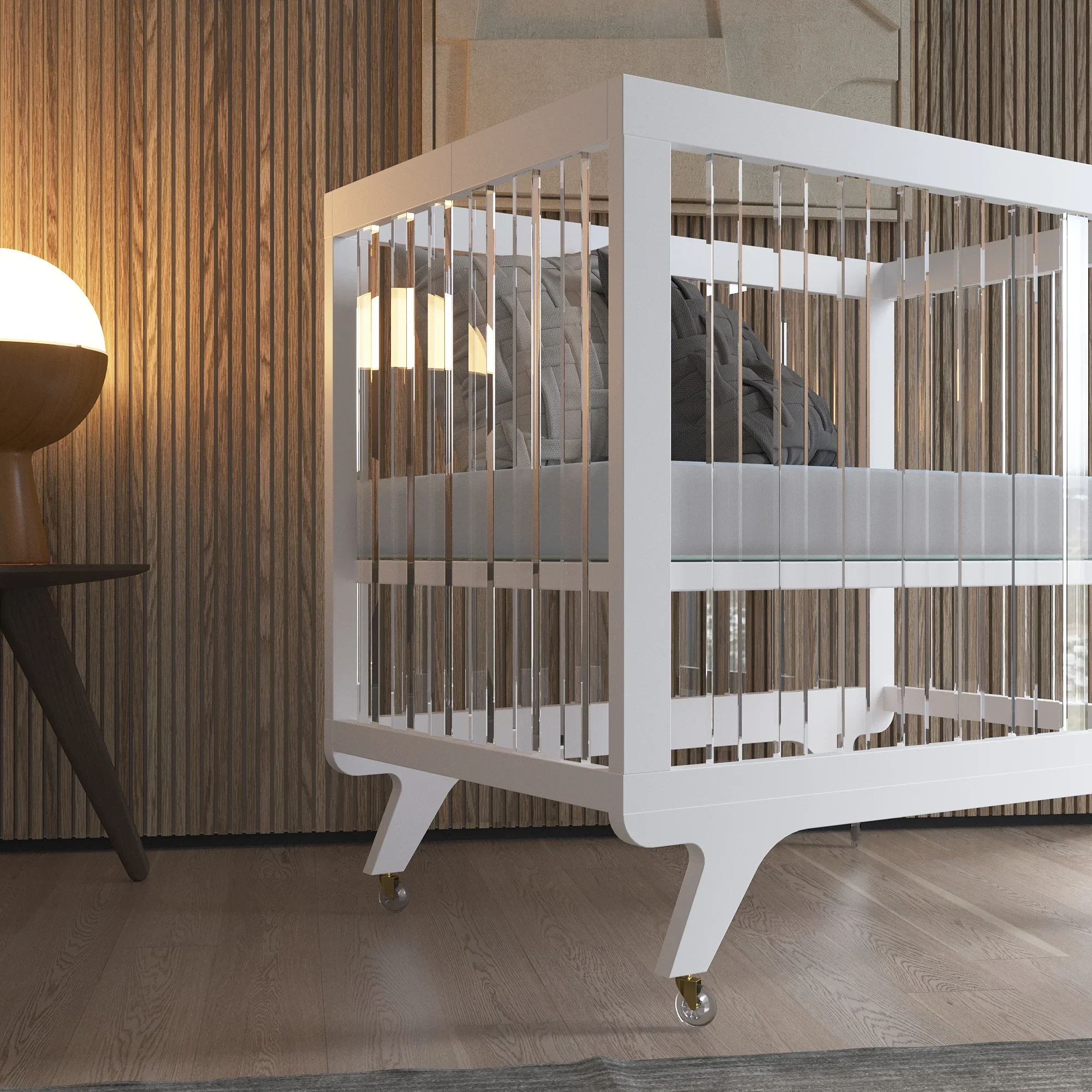 Melo Caress V-leg Foldable Crib - Image 2
