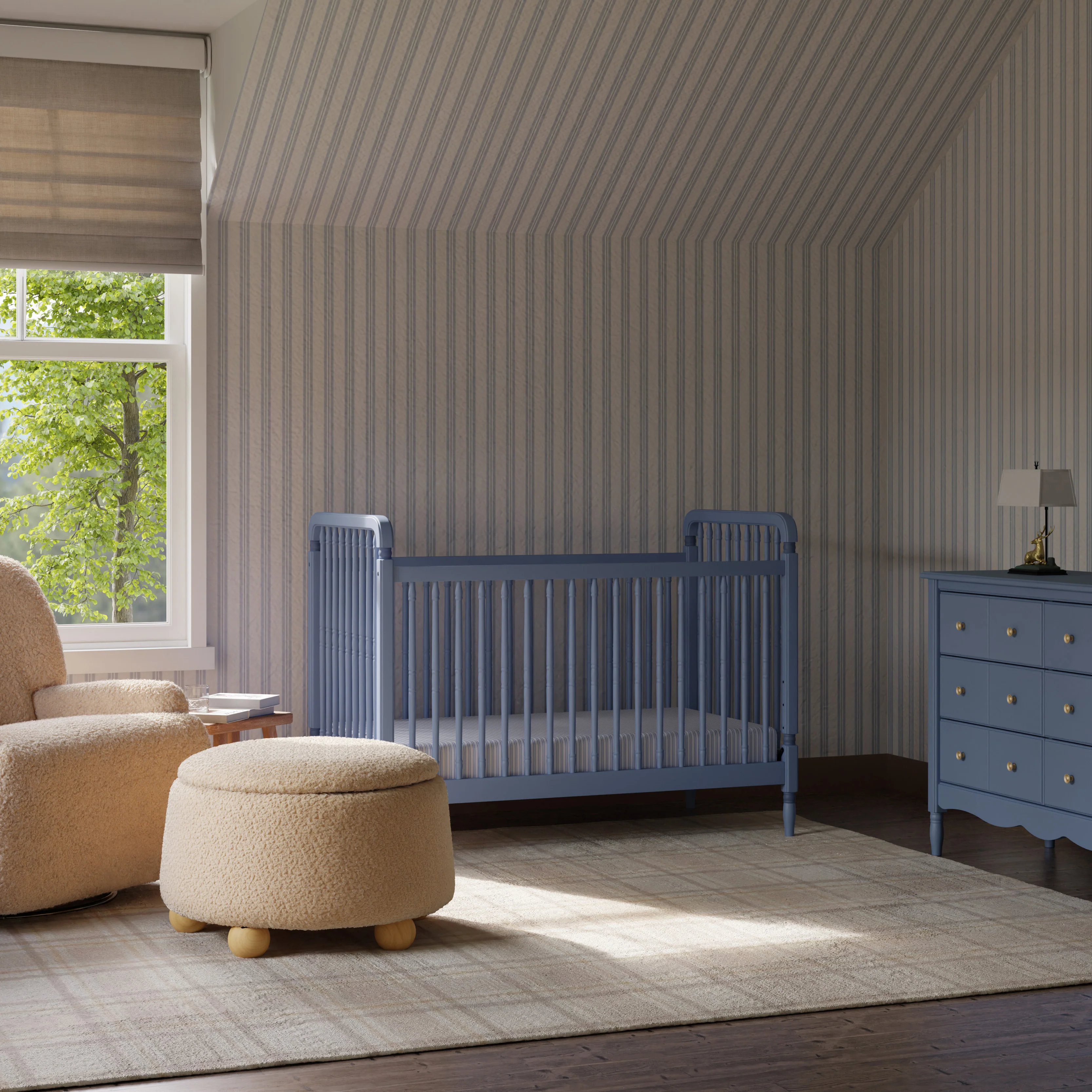 Liberty 3 in 1 Convertible Spindle Crib w/Toddler Bed - Image 55