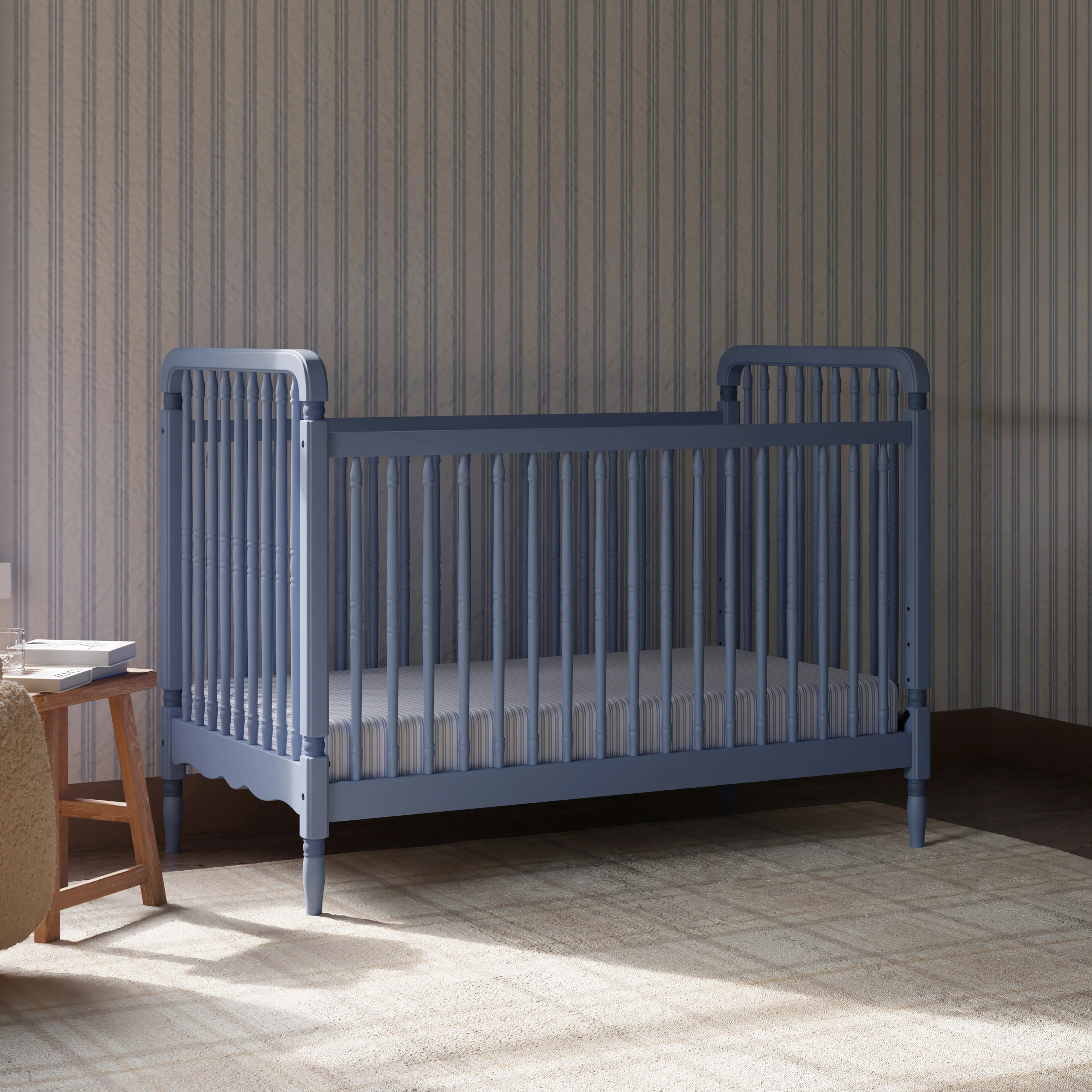 Liberty 3 in 1 Convertible Spindle Crib w/Toddler Bed - Image 56