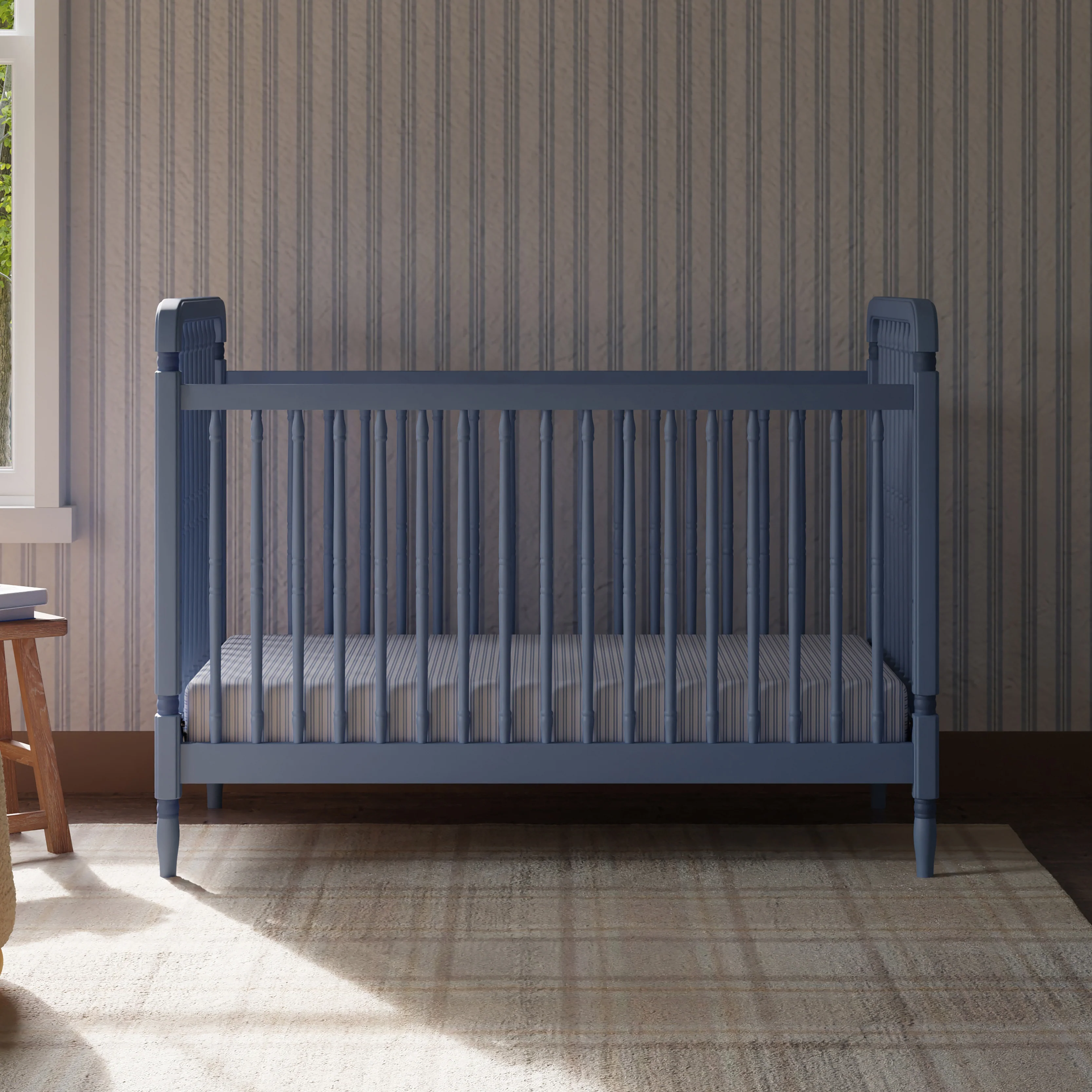 Liberty 3 in 1 Convertible Spindle Crib w/Toddler Bed - Image 58