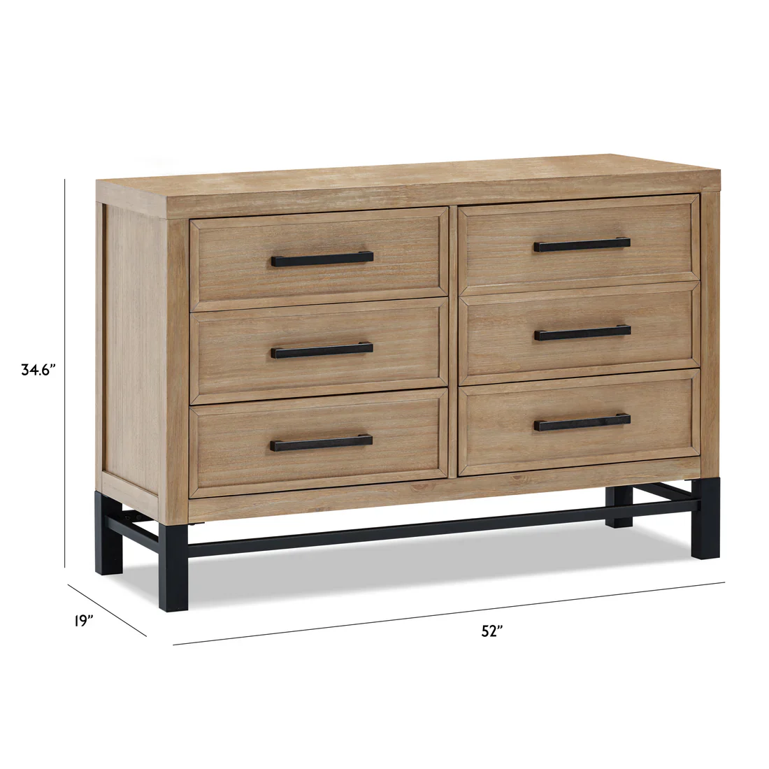 Monogram Newbern 6 Drawer Assembled Dresser - Image 2