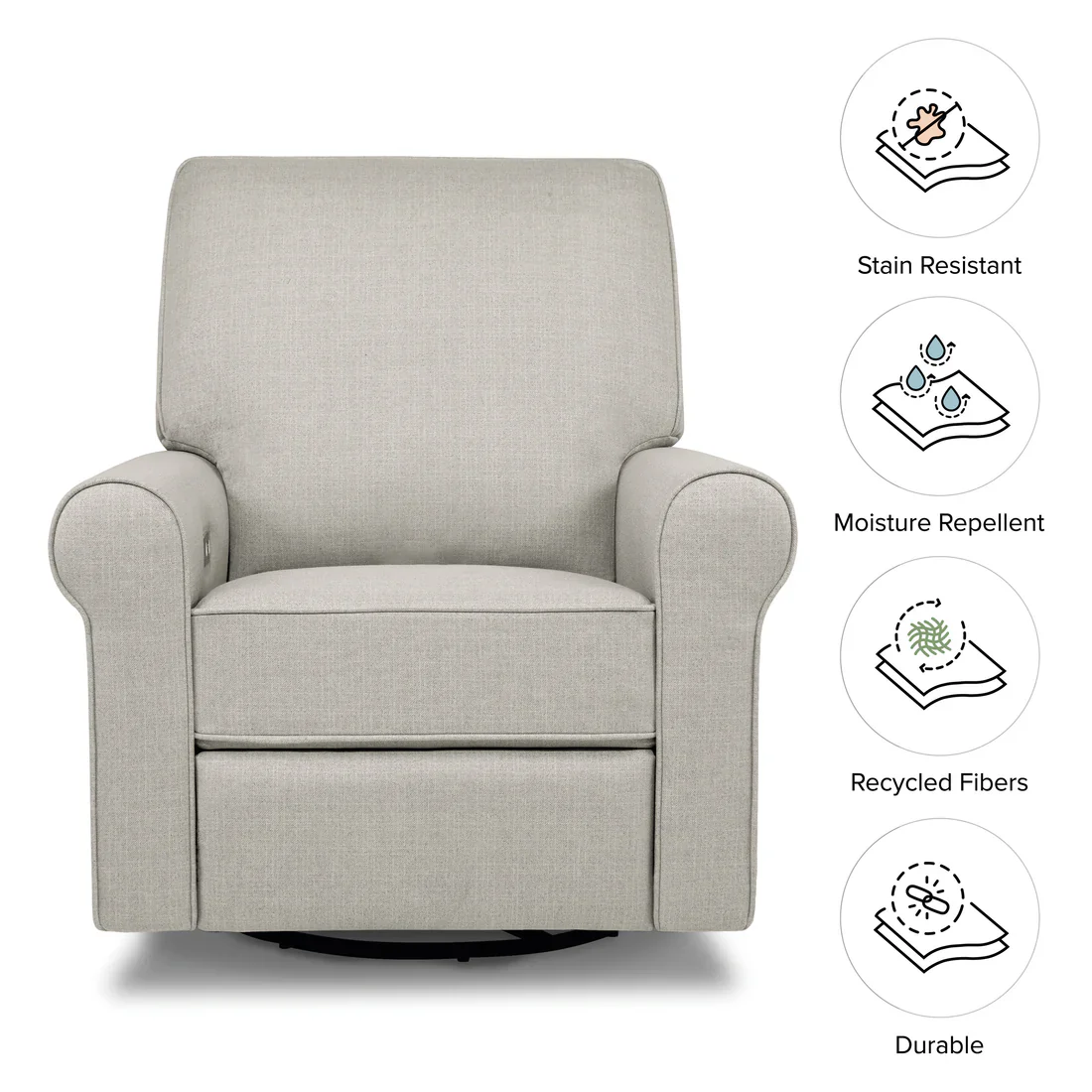 Monroe Pillowback Power Recliner - Image 3