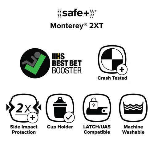 Monterey® 2XT 2 in 1 High-Back Booster - Image 4