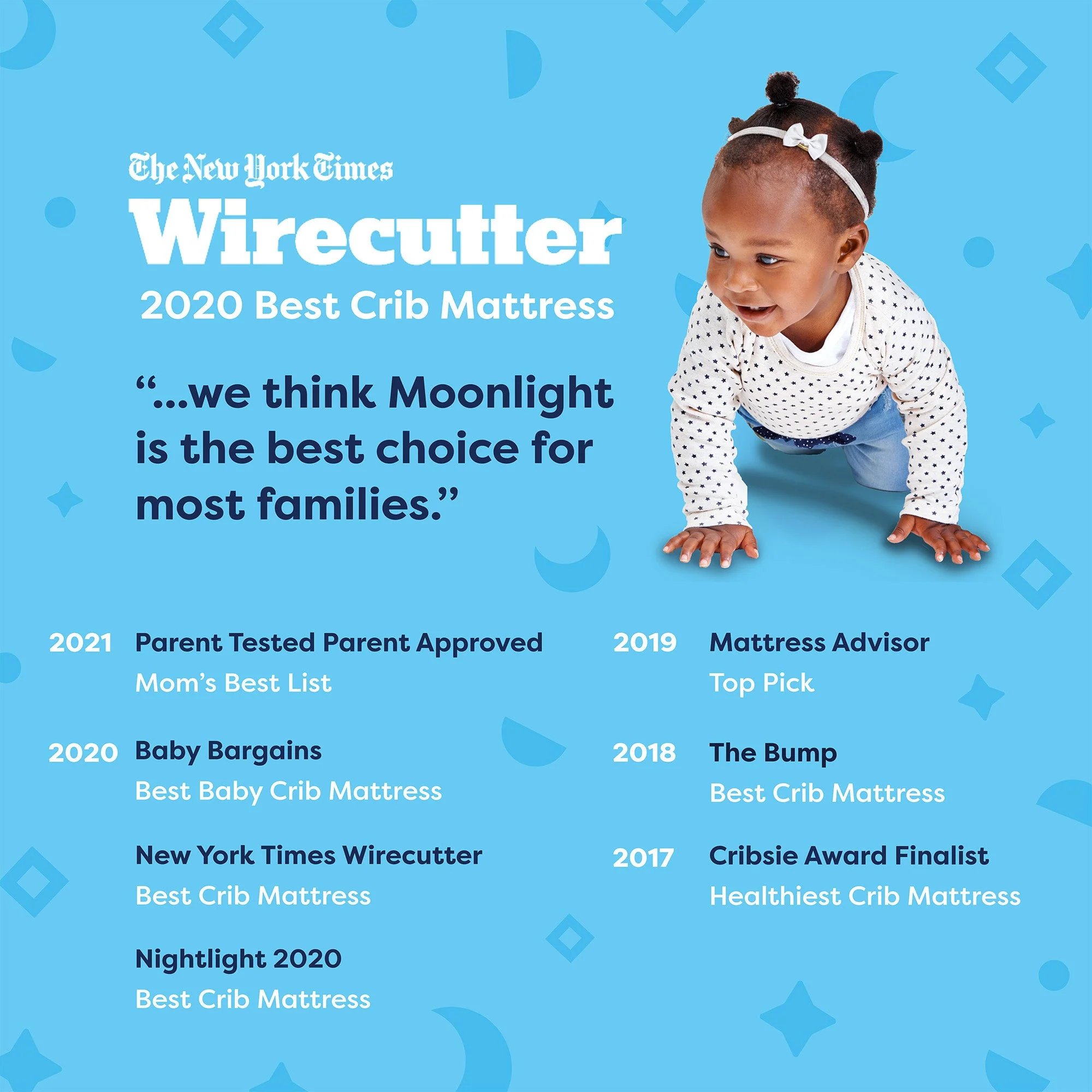 Moonlight Slumber Little Dreamer Crib Mattress - Image 10