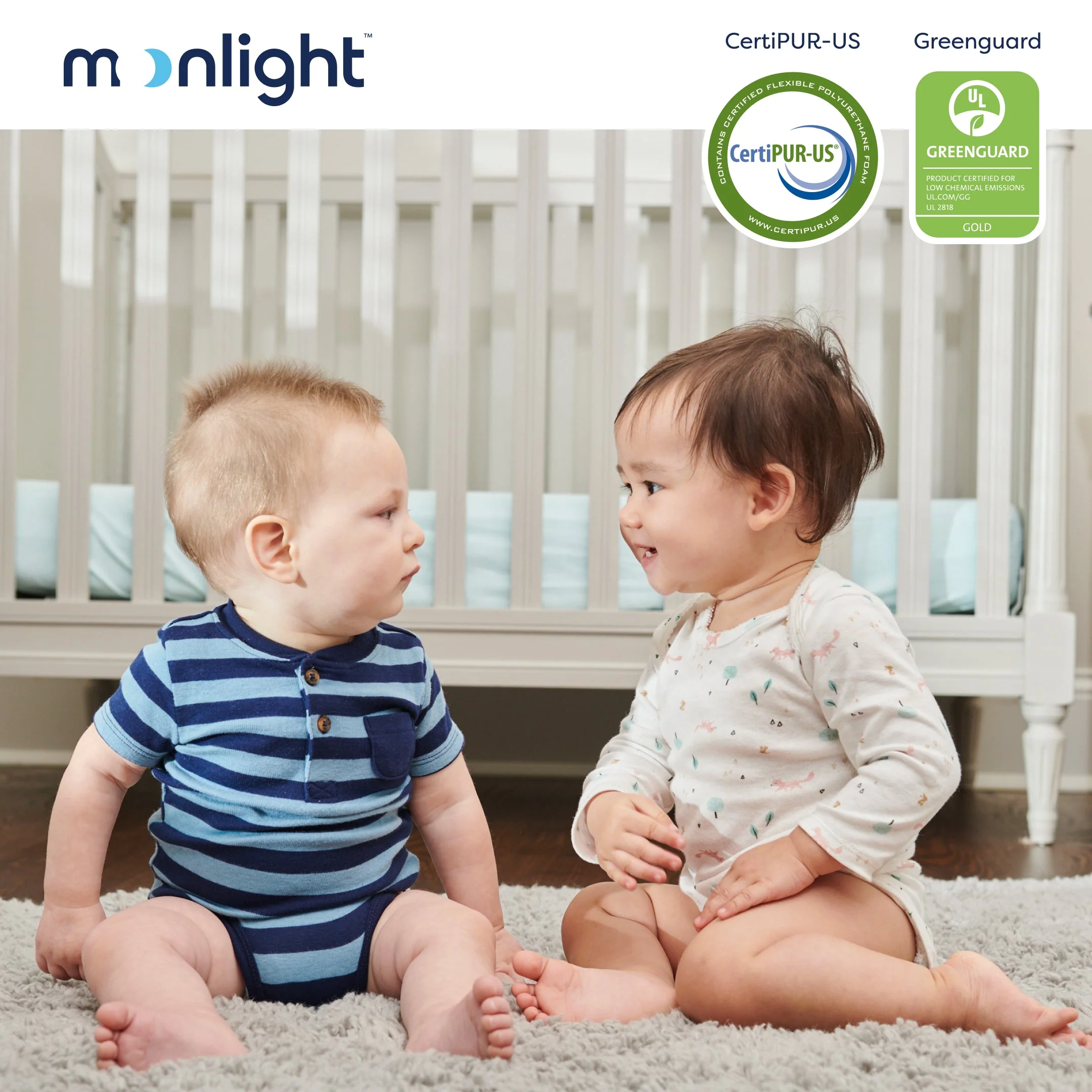 Moonlight Slumber Little Dreamer Crib Mattress - Image 13