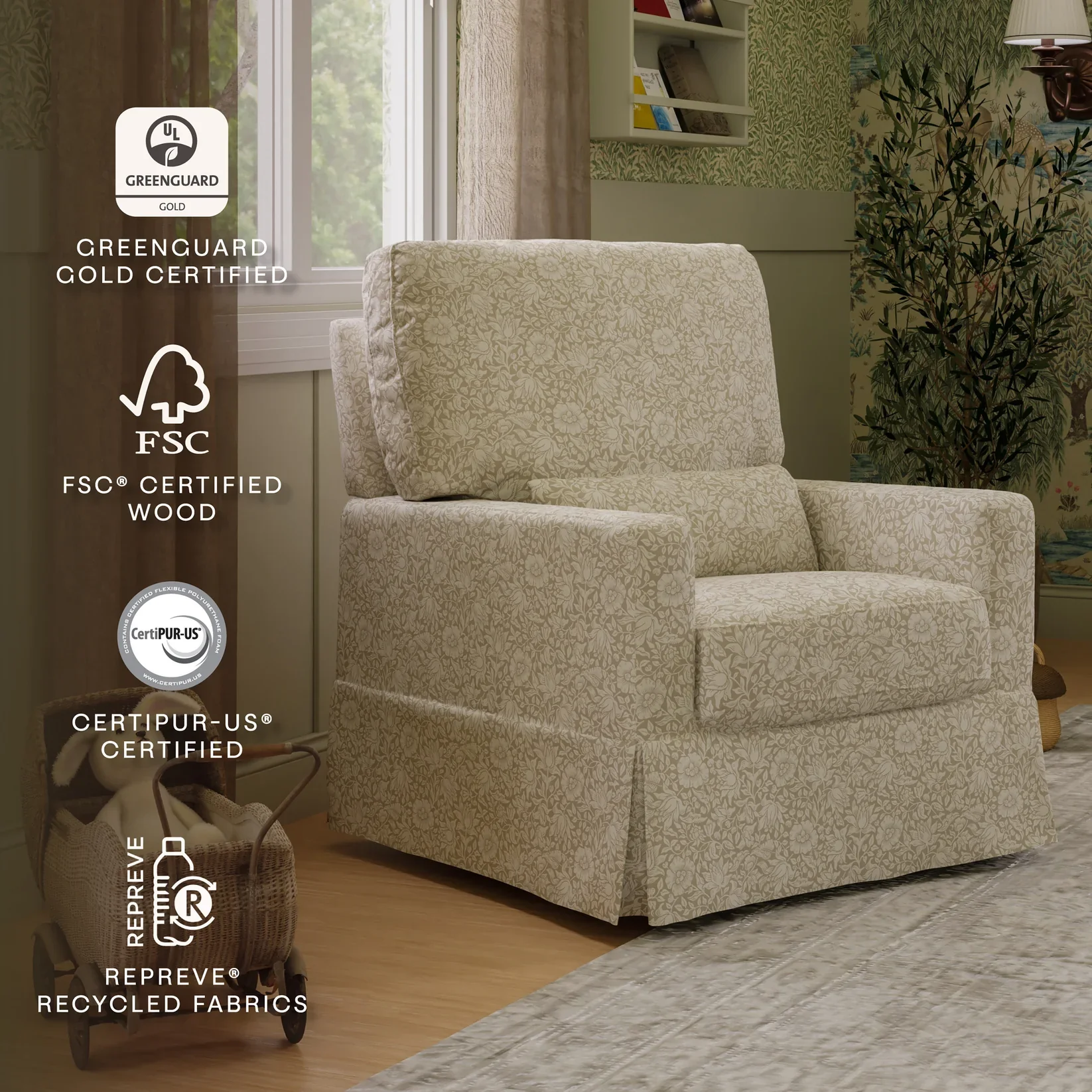 Morris & Co. x Namesake Crawford Swivel Glider - Image 14