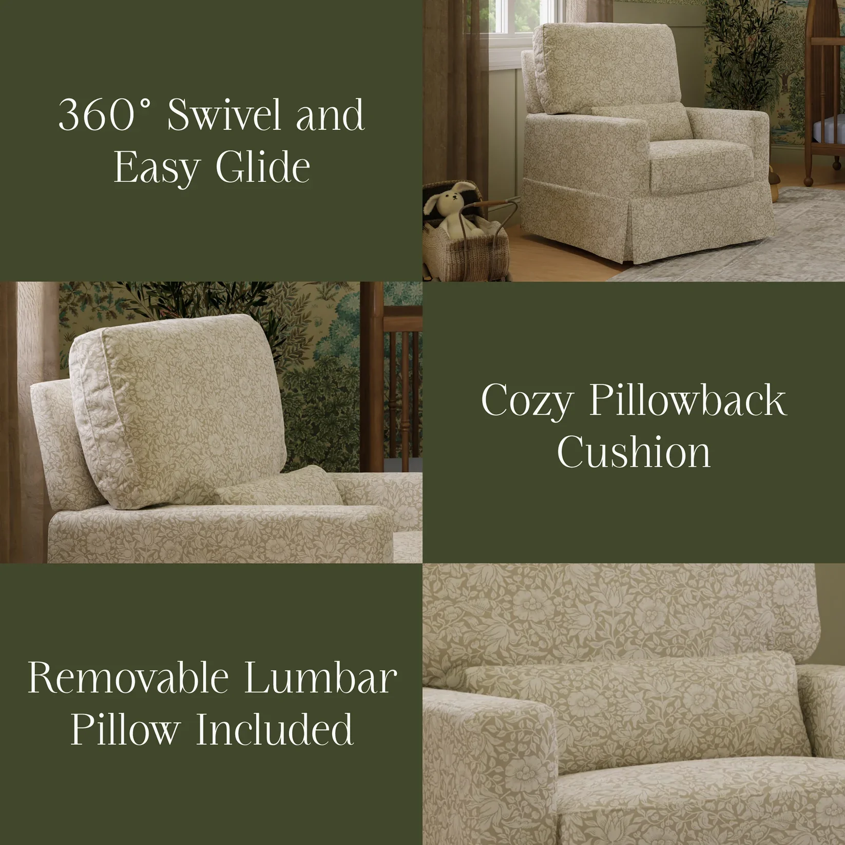Morris & Co. x Namesake Crawford Swivel Glider - Image 16