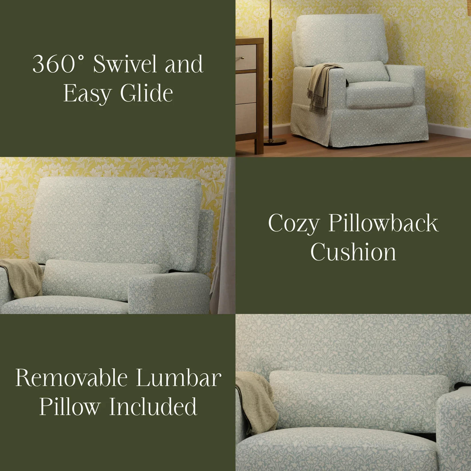 Morris & Co. x Namesake Crawford Swivel Glider - Image 4