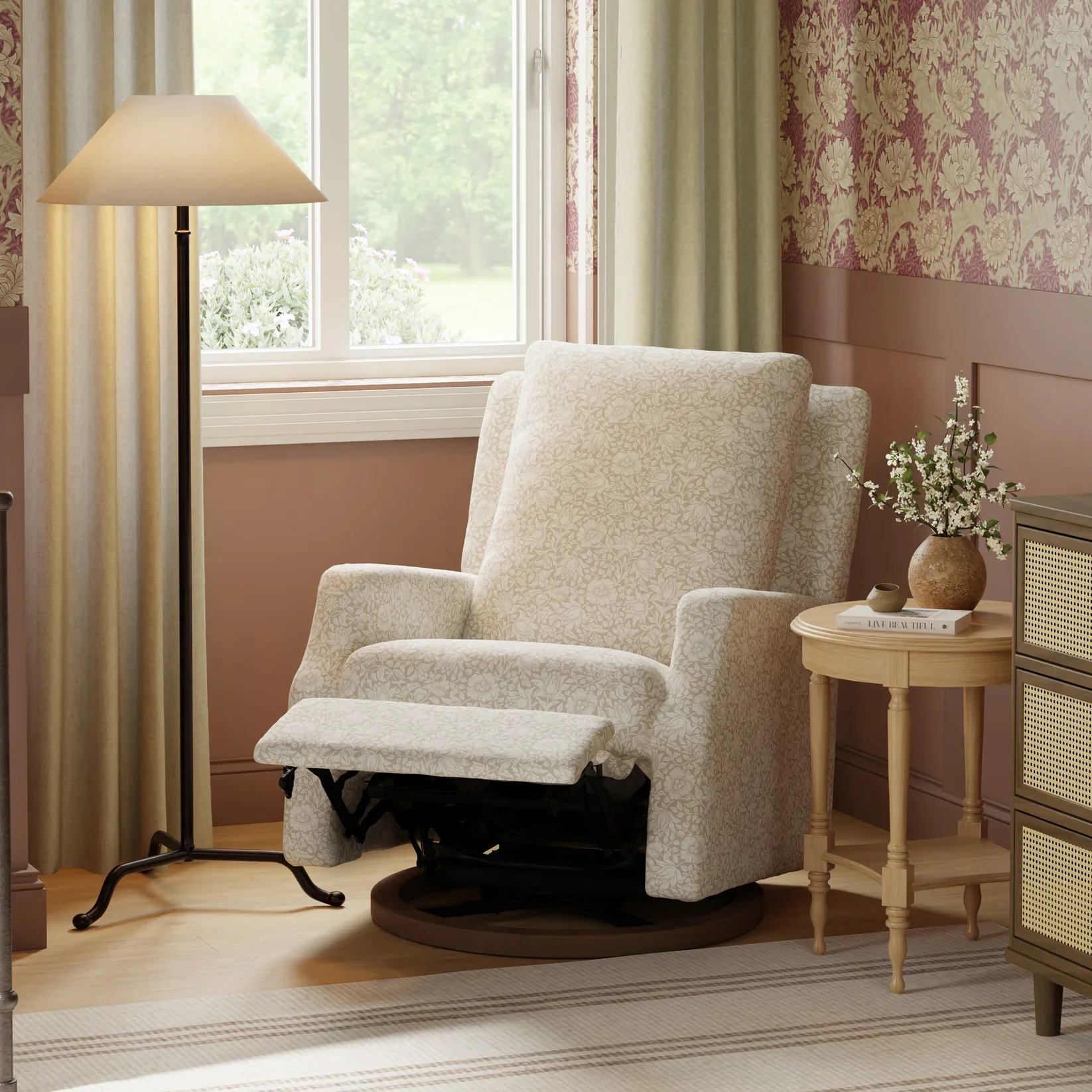 Morris & Co. x Namesake Crewe Recliner & Glider - Image 16