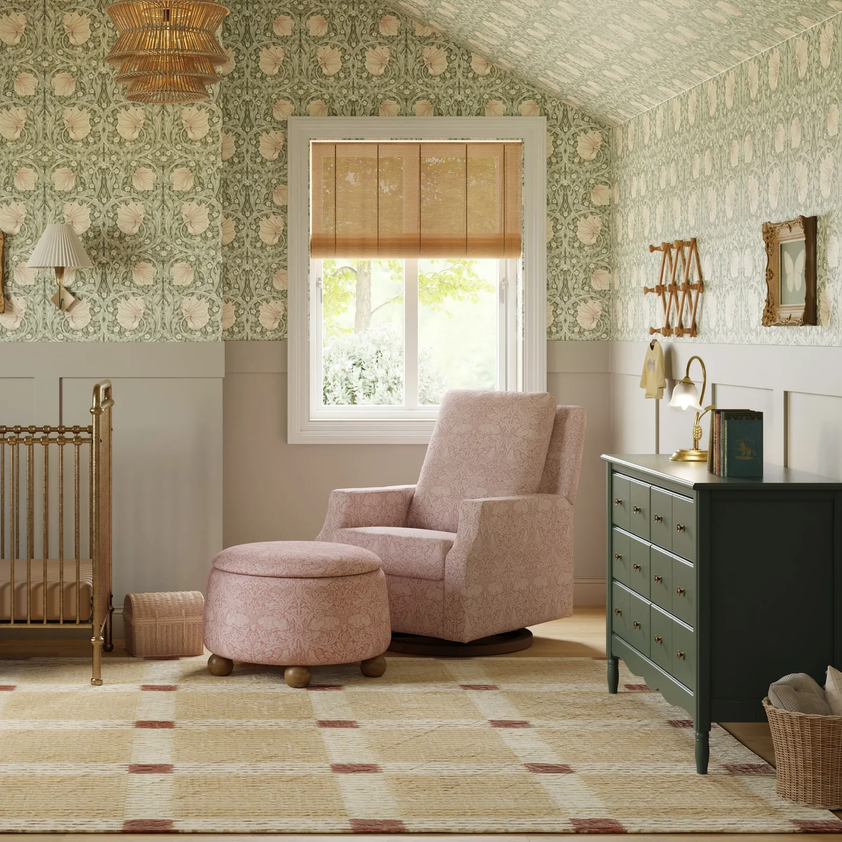 Morris & Co. x Namesake Crewe Recliner & Glider - Image 30