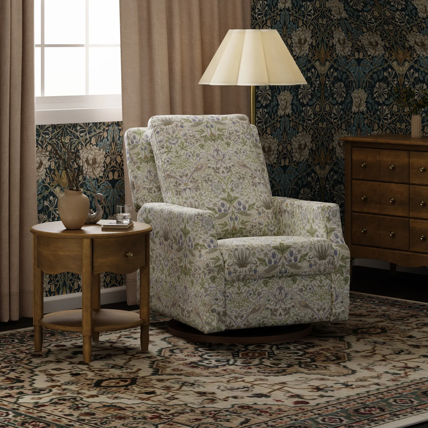 Morris & Co. x Namesake Crewe Recliner & Glider - Image 38