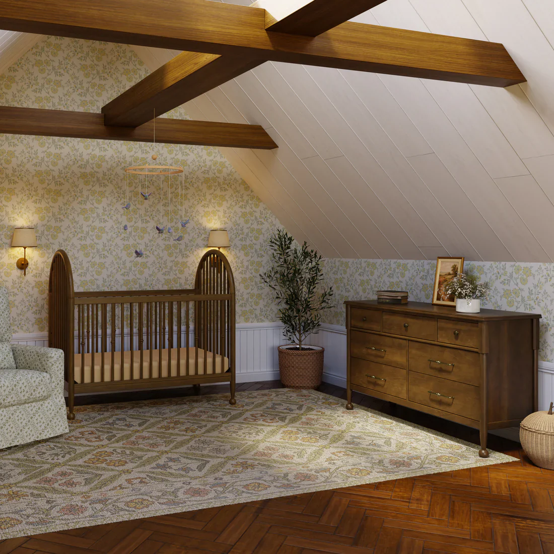 Namesake Alouette 3 in 1 Convertible Spindle Crib - Image 7