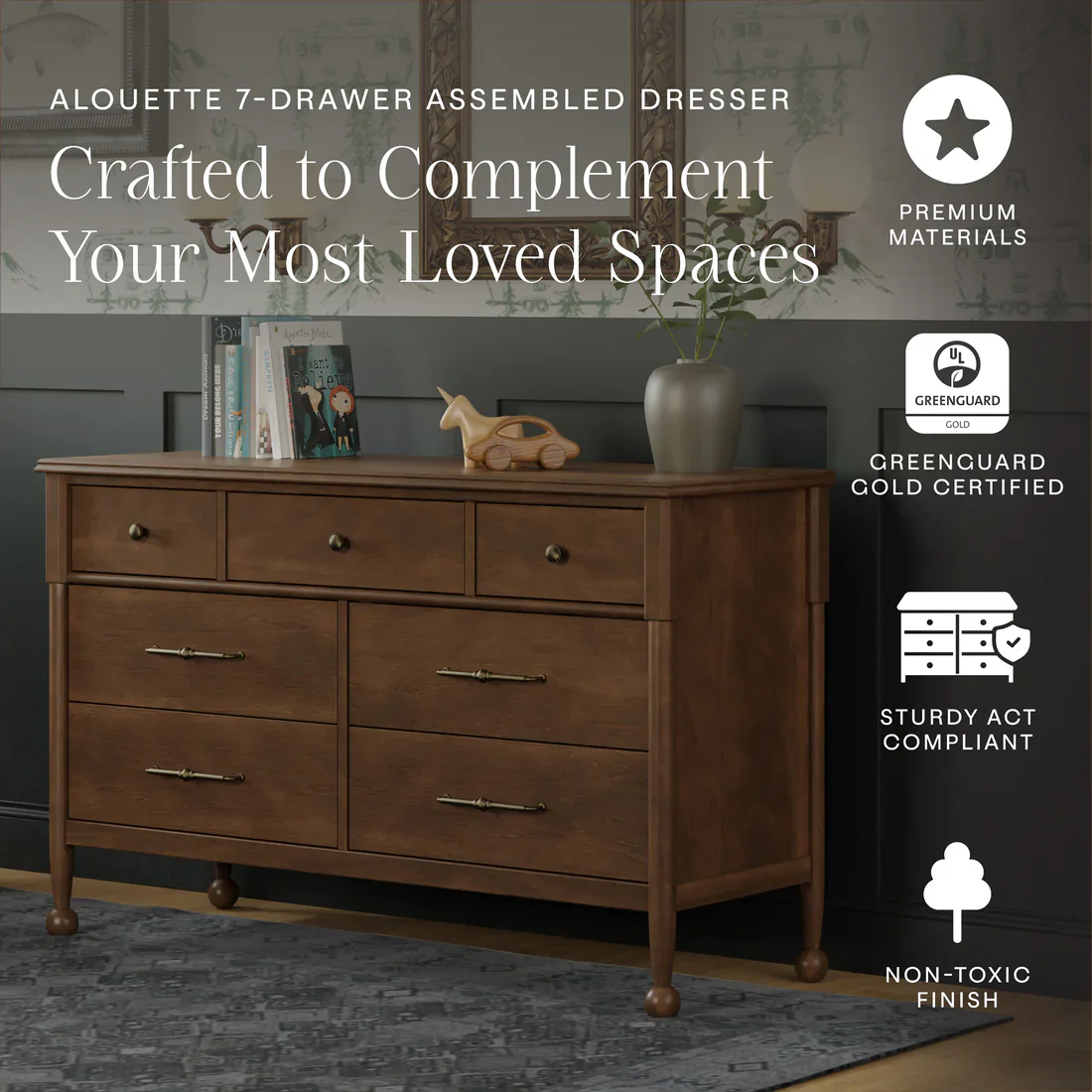 Namesake Alouette 7 Drawer Assembled Dresser - Image 12