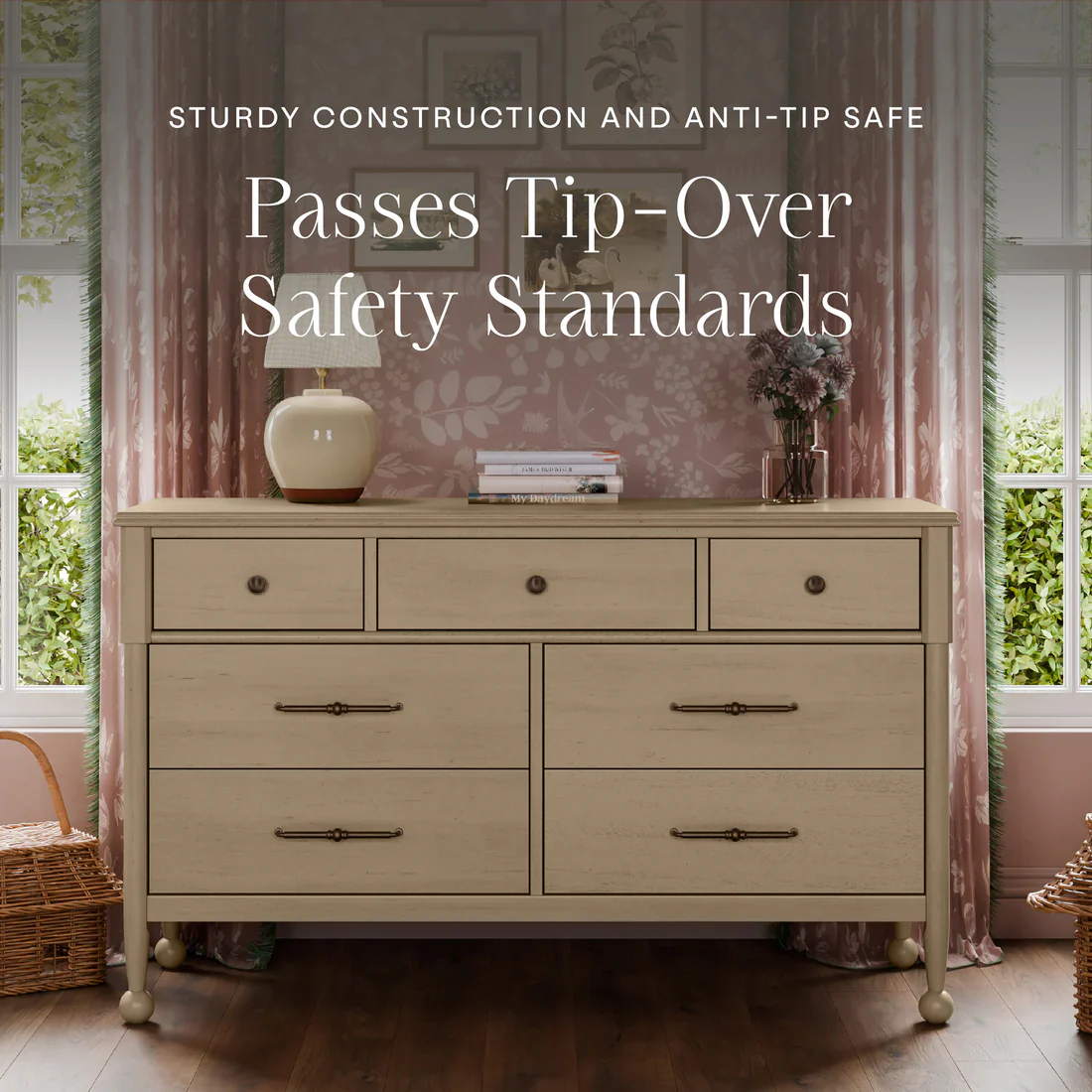 Namesake Alouette 7 Drawer Assembled Dresser - Image 19
