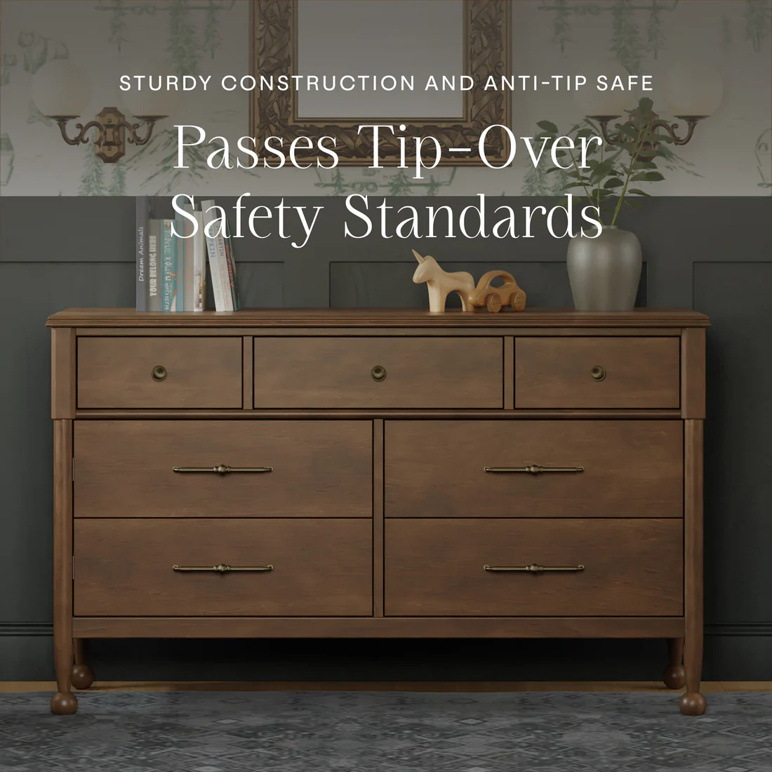Namesake Alouette 7 Drawer Assembled Dresser - Image 9