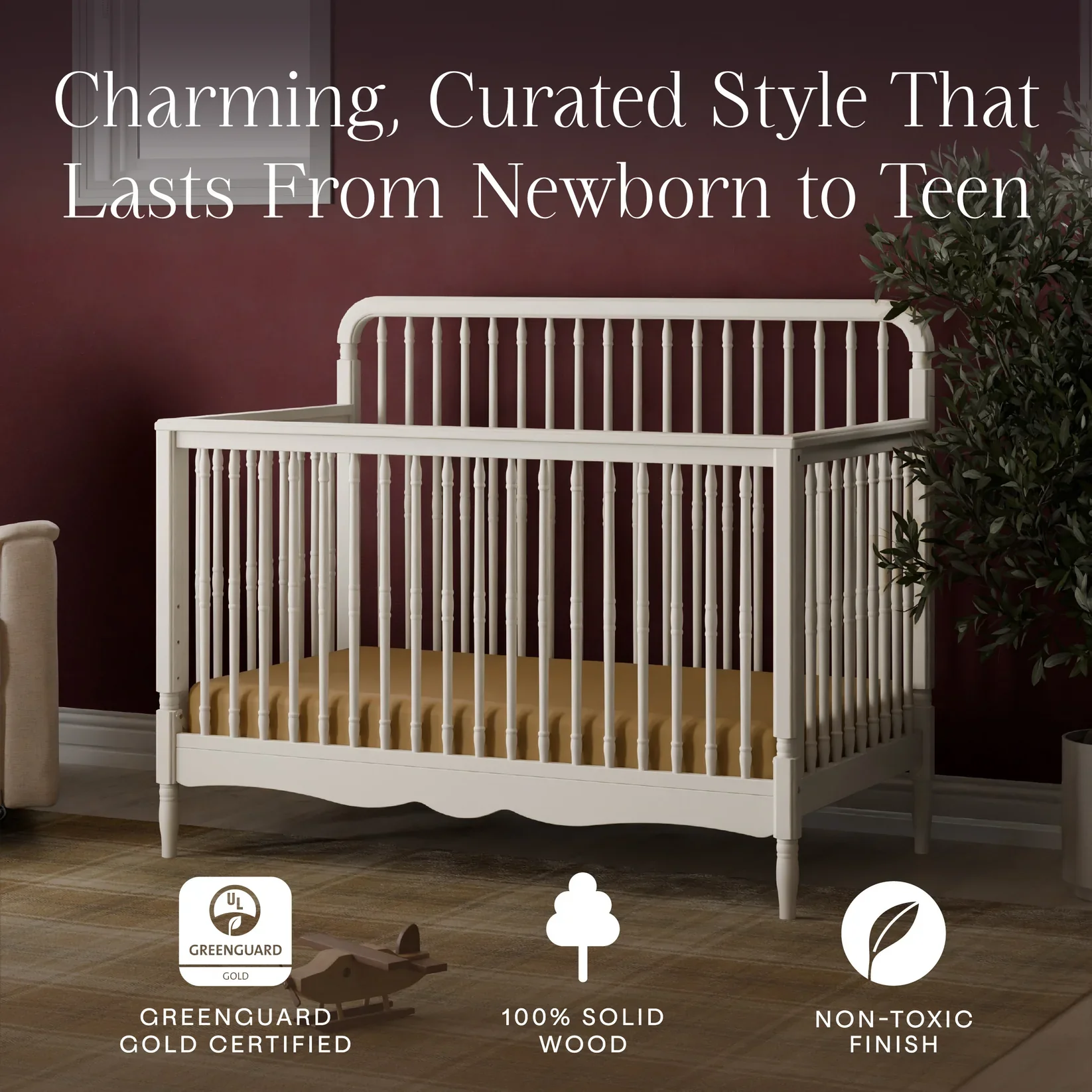 Namesake Liberty 4 in 1 Convertible Spindle Crib - Image 15