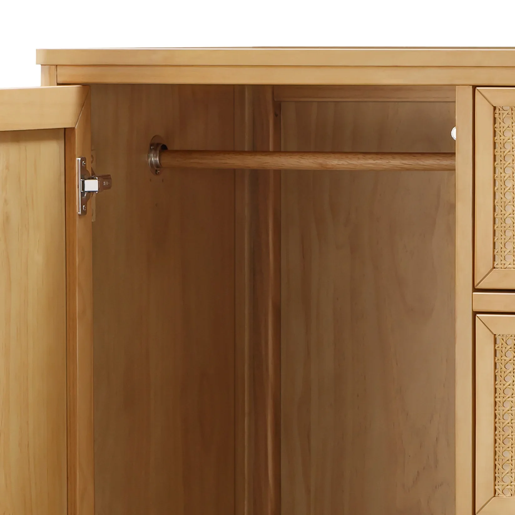 Namesake Marin Chifforobe Assembled in Honey and Honey Cane - Image 7
