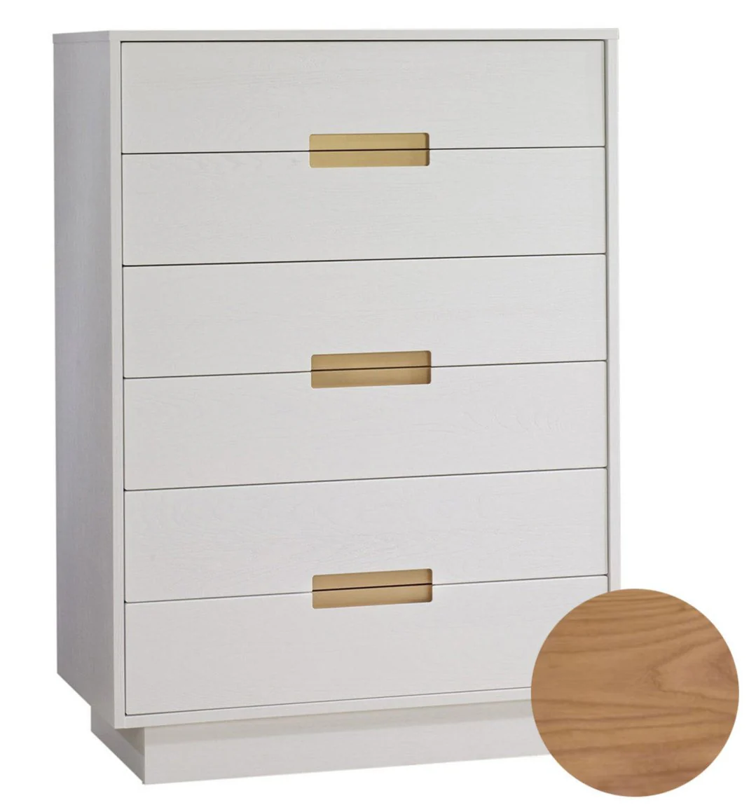 Natart Como 6 Drawer Tall Chest - Image 2