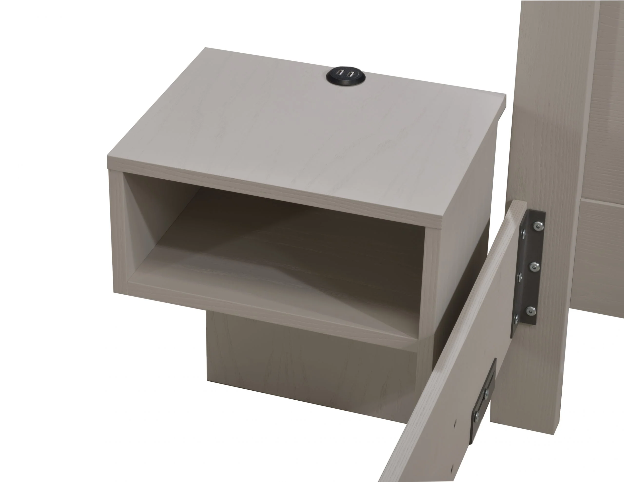 Natart Toscano Media Night Table - Right