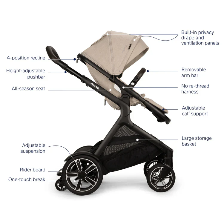 Nuna DEMI Next Stroller and Rider Board - Image 40